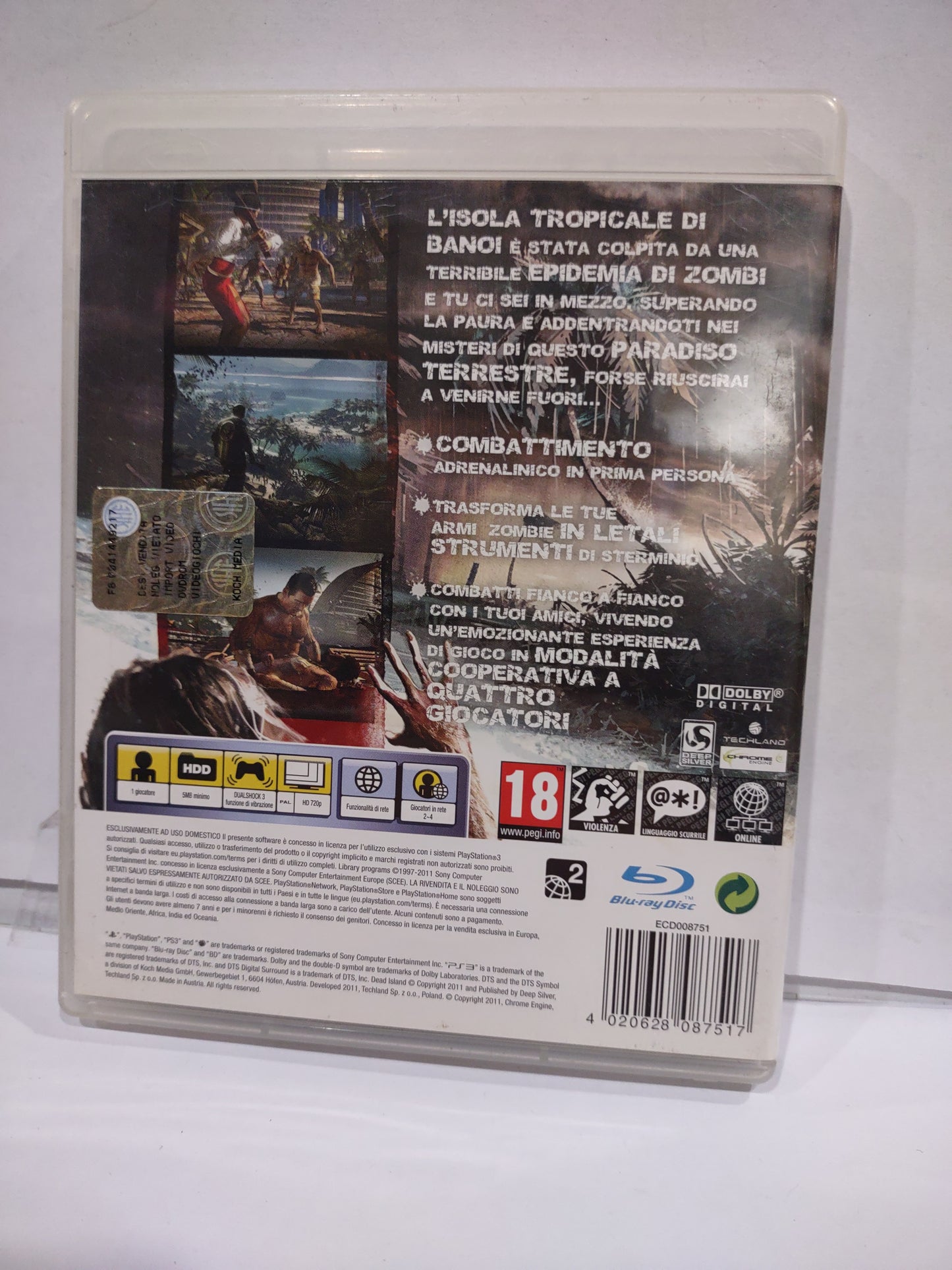 Gioco PlayStation ps3 dead Island 1
