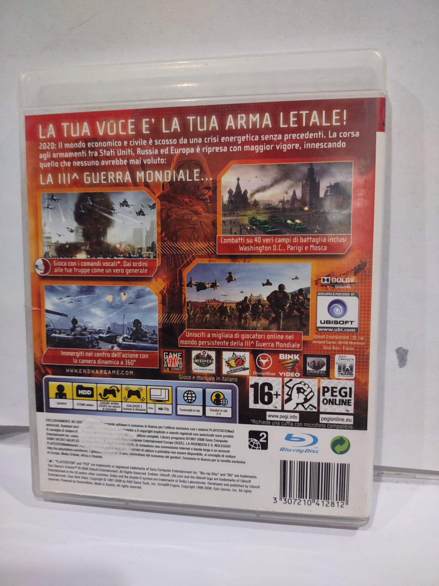 Gioco PlayStation ps3 Tom clancy's endwar