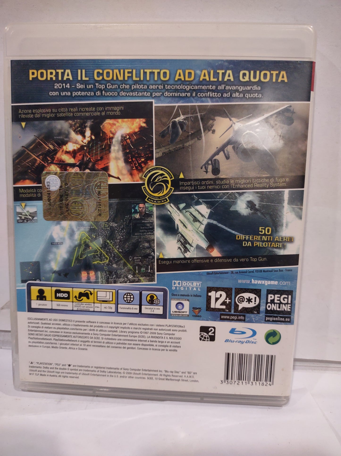 Gioco PlayStation ps3 Tom clancy's H.A.W.K