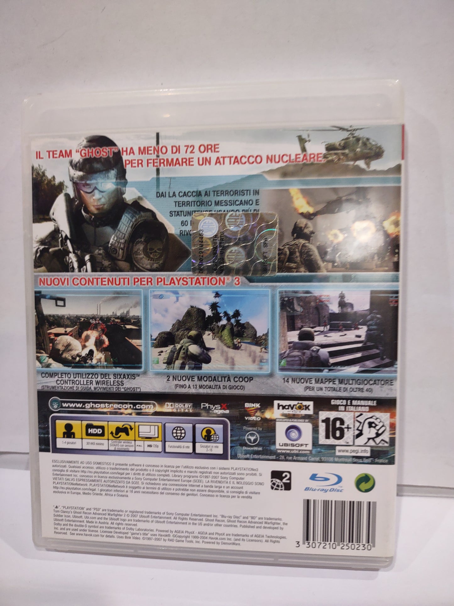 Gioco PlayStation ps3 Tom clancy's Ghost recon advanced warfighter 2