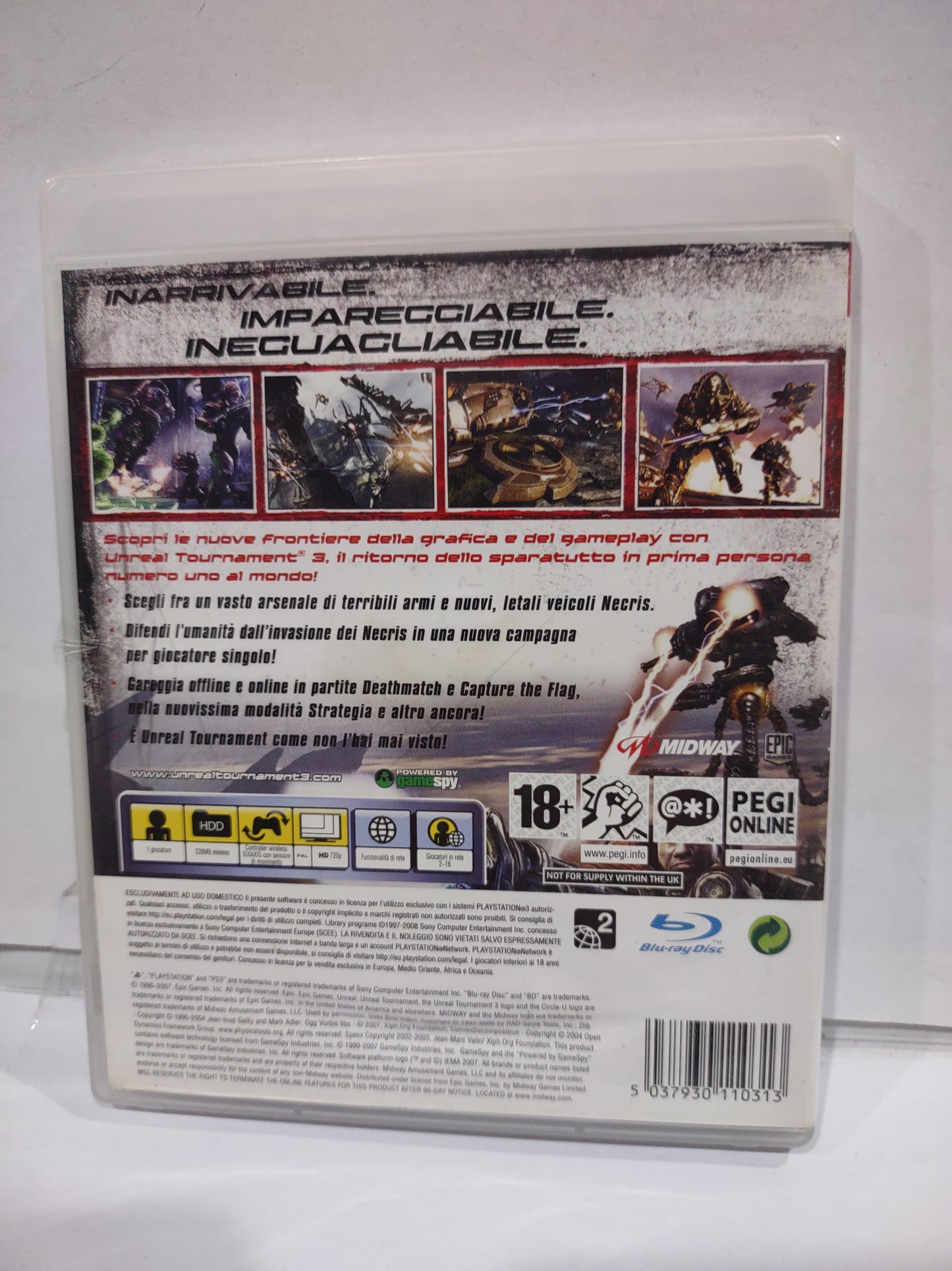 Gioco PlayStation ps3 Unreal tournament