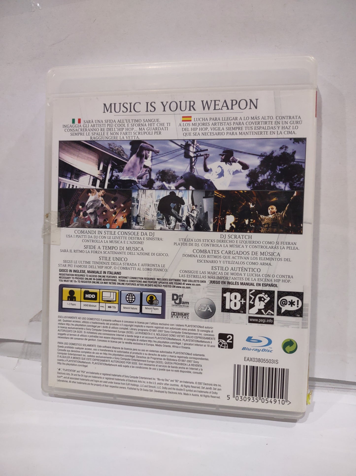 Gioco PlayStation ps3 def jam: icon