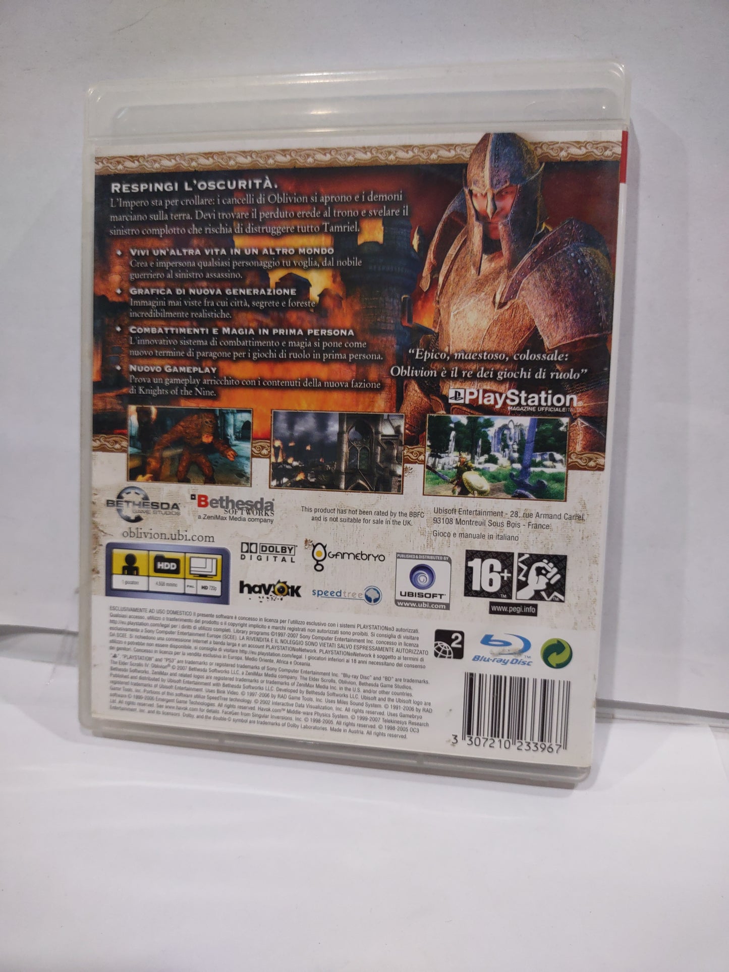 Gioco PlayStation ps3 the elder scrolls IV Oblivion