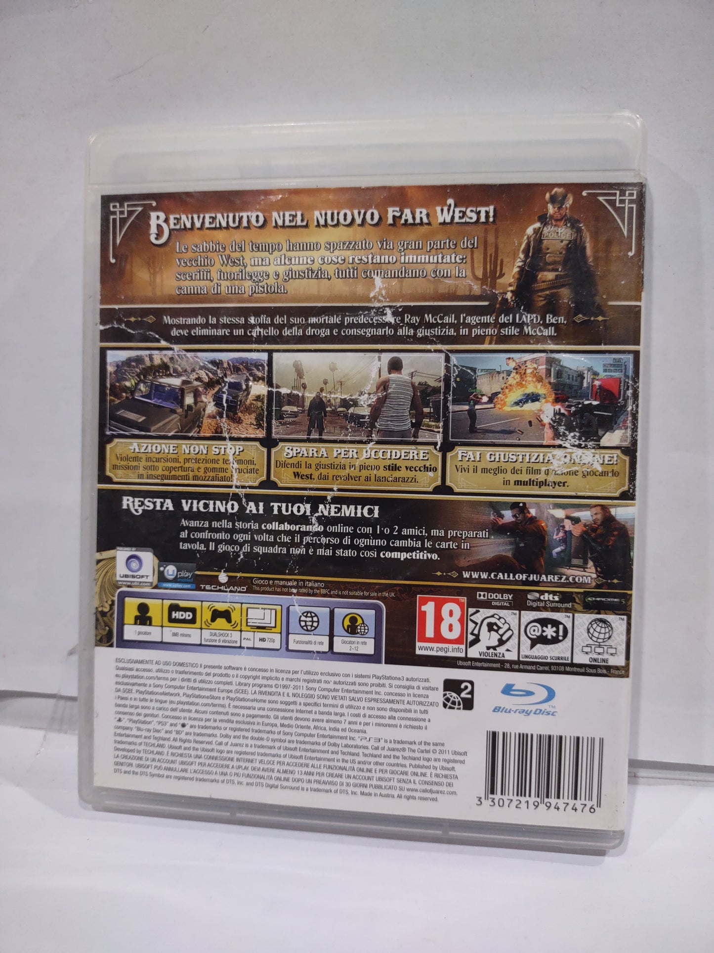 Gioco PlayStation PS3 call of juarez the Cartel