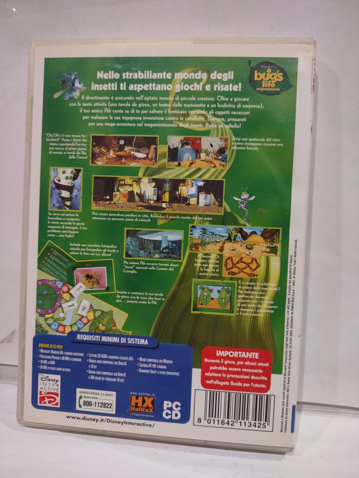 Gioco pc computer Disney classici 10 bottega dei giochi bug's Life