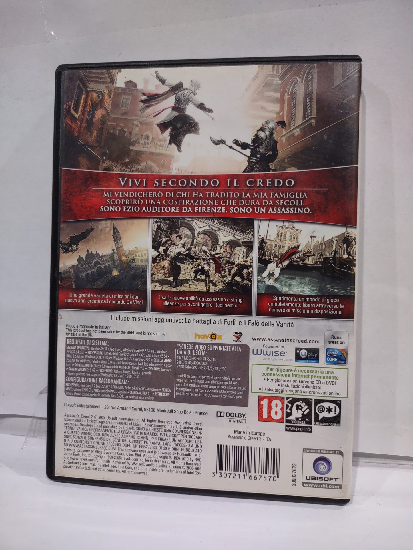 Gioco PC computer Assassin's Creed II