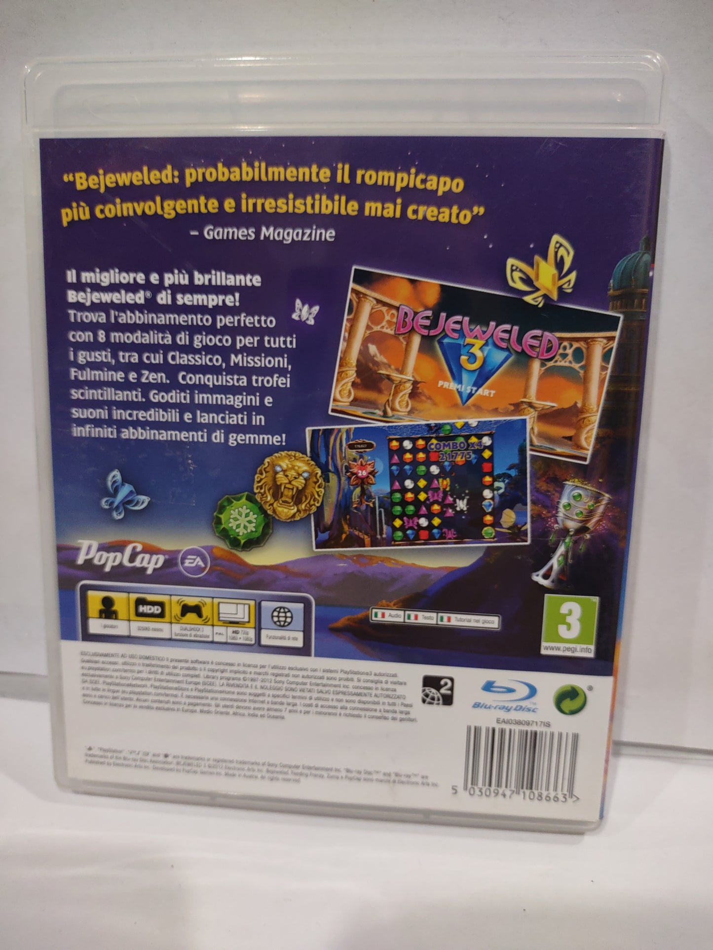 Gioco PlayStation ps3 bejeweled 3