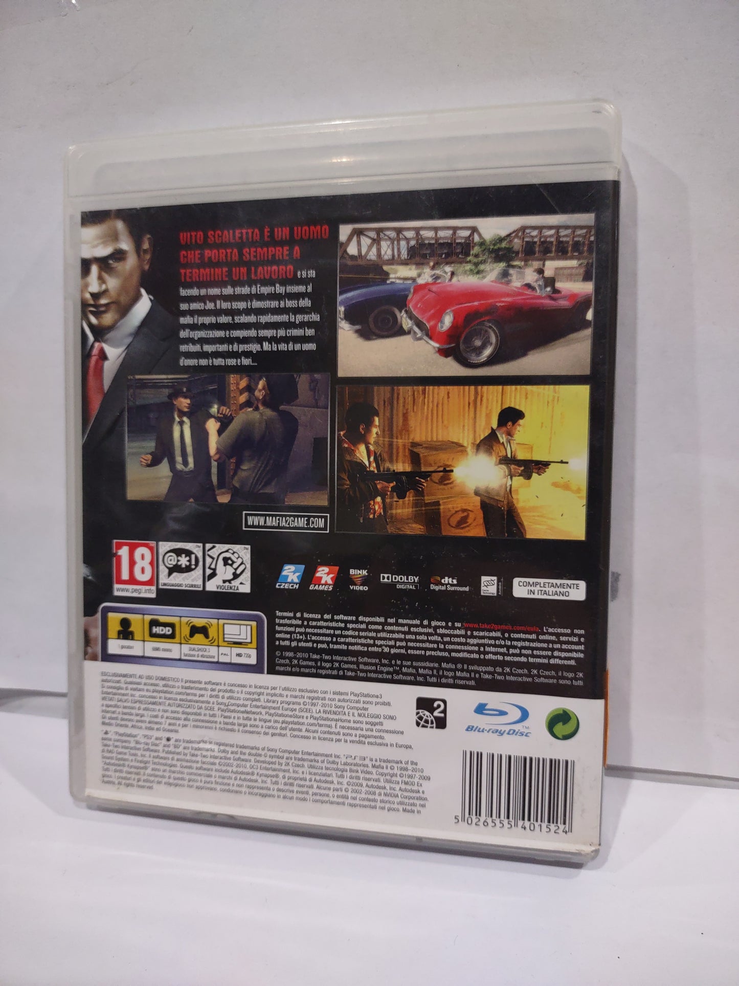 Gioco PlayStation ps3 mafia 2 ita