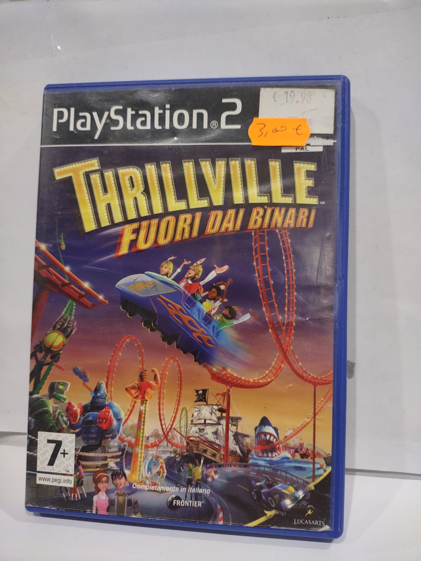 Gioco PlayStation PS2 thrillville fuori dai binari