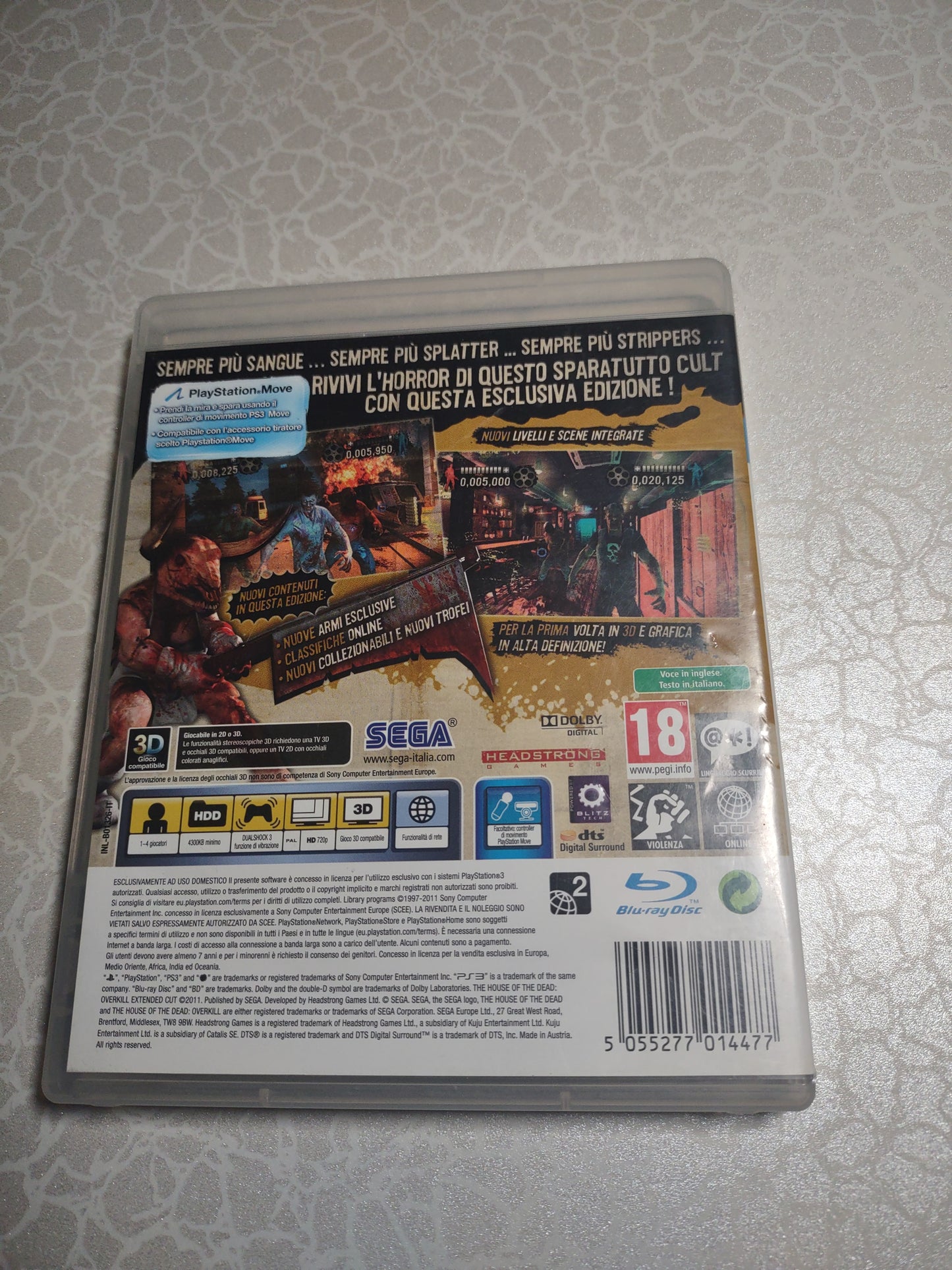 Gioco PlayStation ps3 the house of the dead overkill
