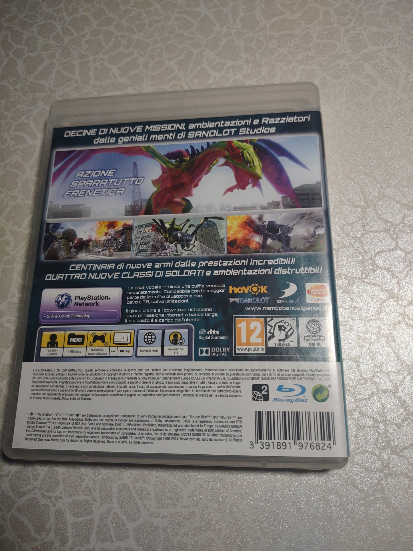Gioco PlayStation ps3 earth defense Force 2025