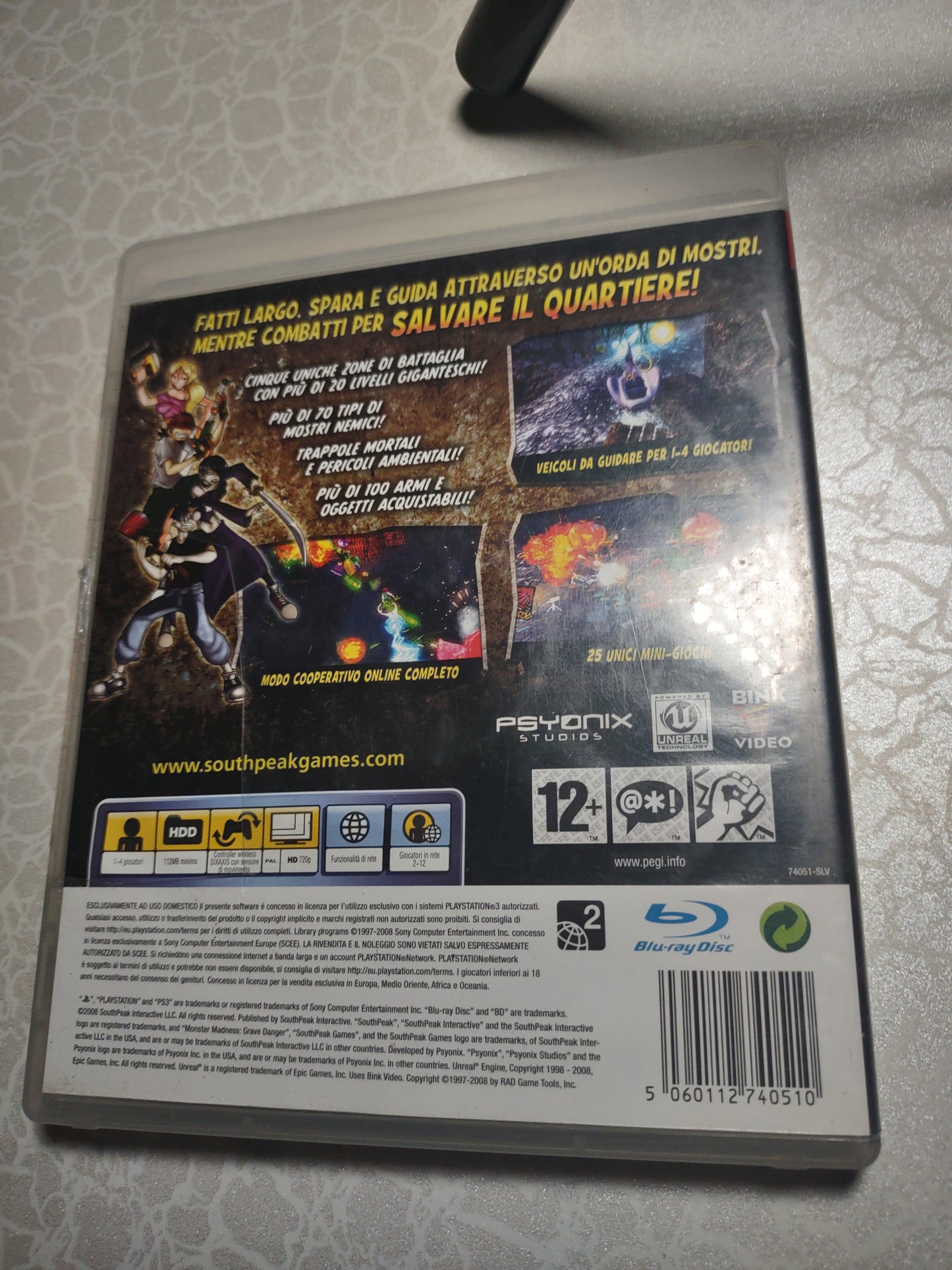 Gioco PlayStation ps3 Monster madness grave danger