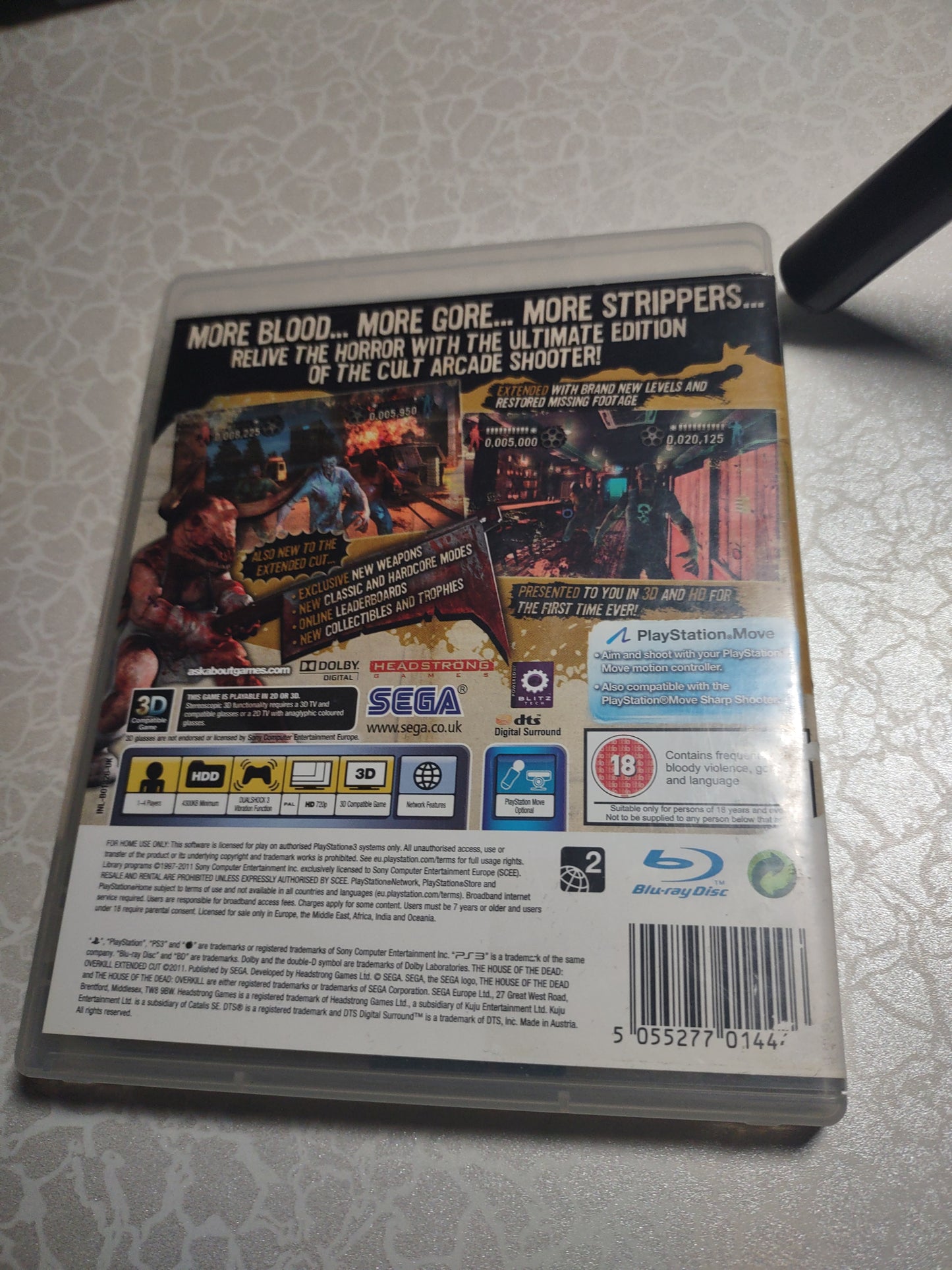 Gioco PlayStation ps3 the house of dead overkill