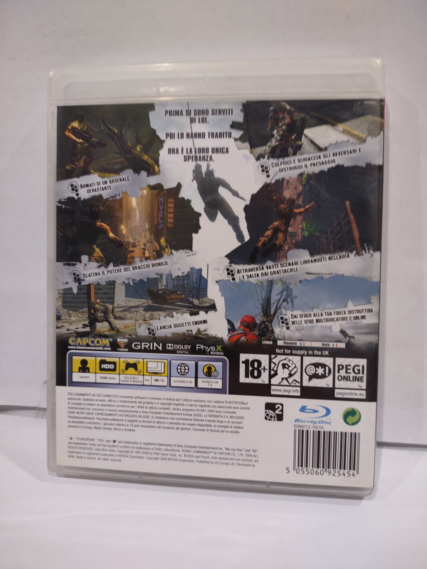 Gioco PlayStation PS3 Bionic Commando capcom