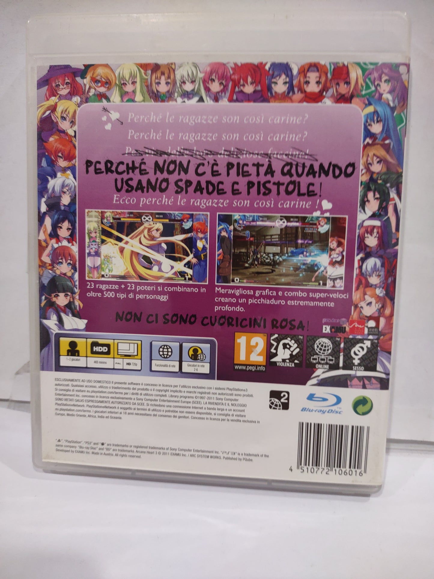 Gioco PlayStation PS3 Arcana Heart 3 ita