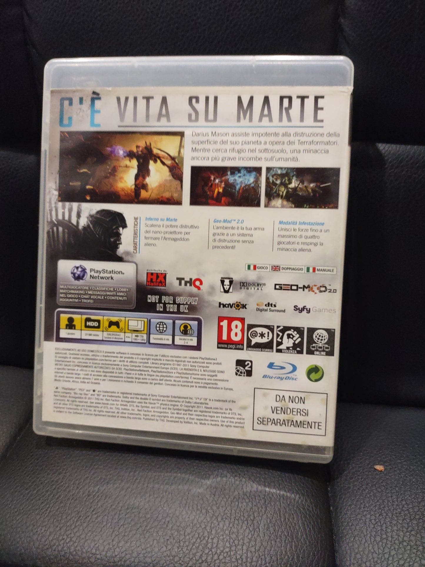 Gioco PlayStation PS3 Red faction Armageddon ita