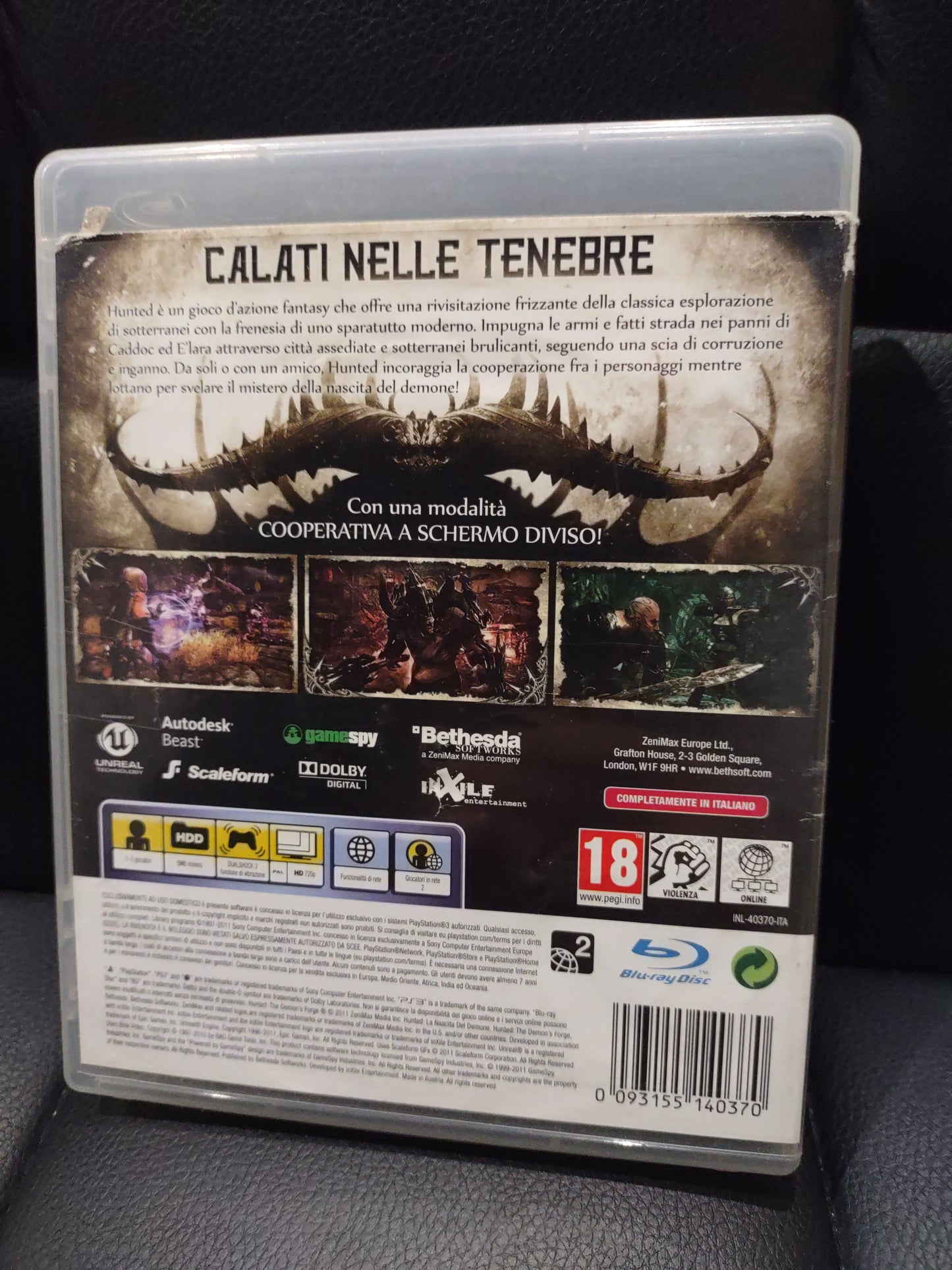 Gioco PlayStation PS3 hunted la nascita del demone