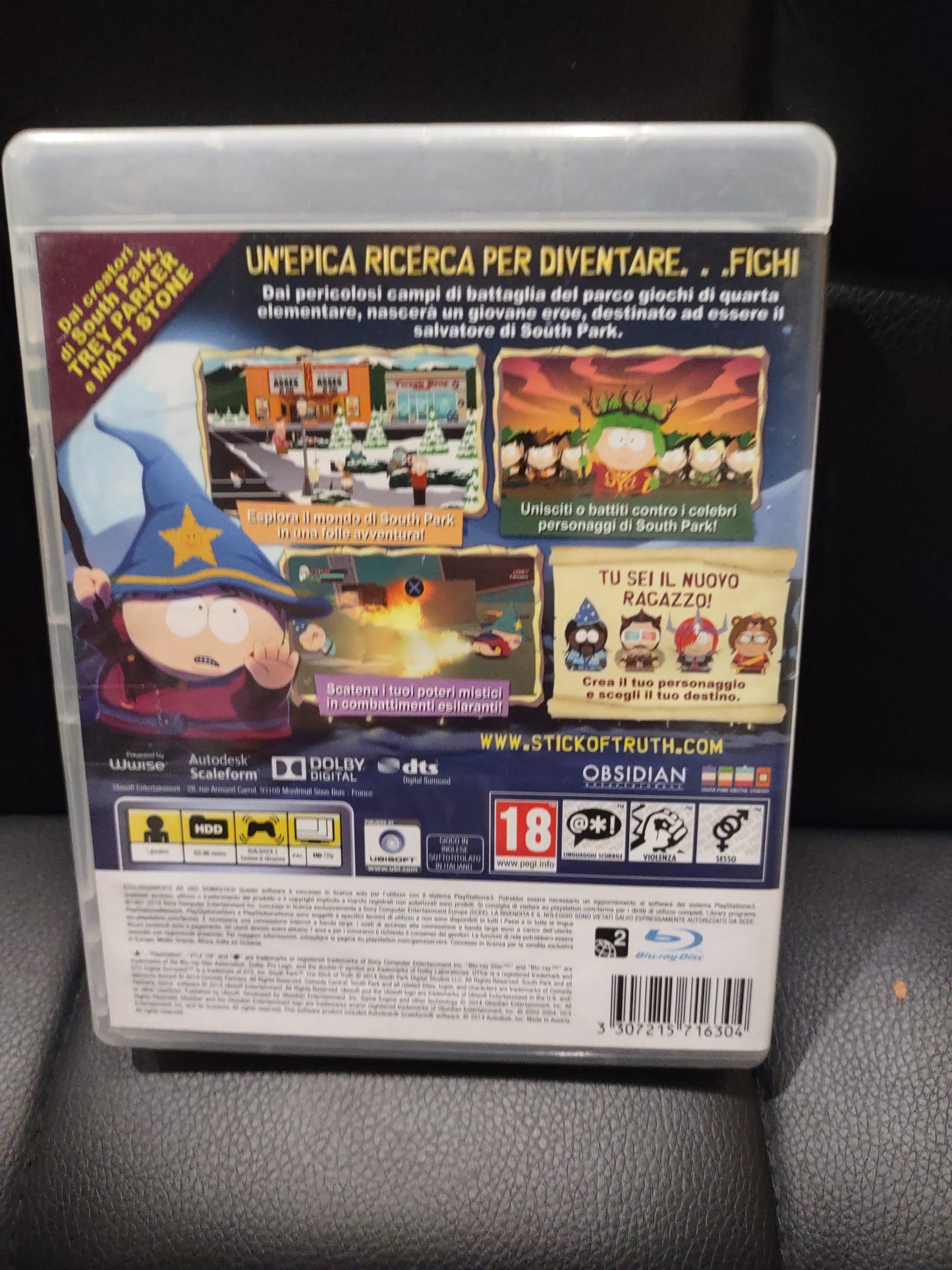 Gioco PlayStation PS3 south Park il bastone della verità