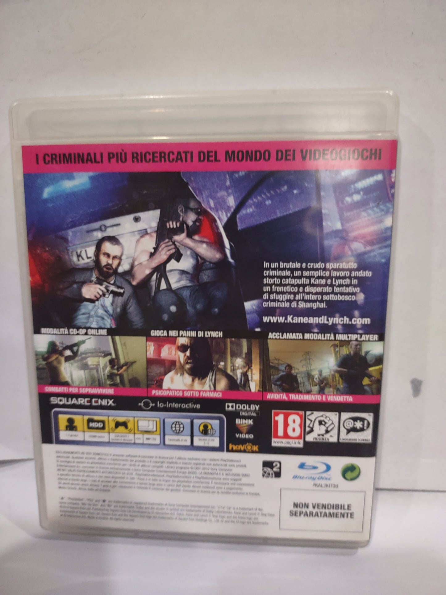 Gioco PlayStation ps3 Kane & Lynch 2 dog days