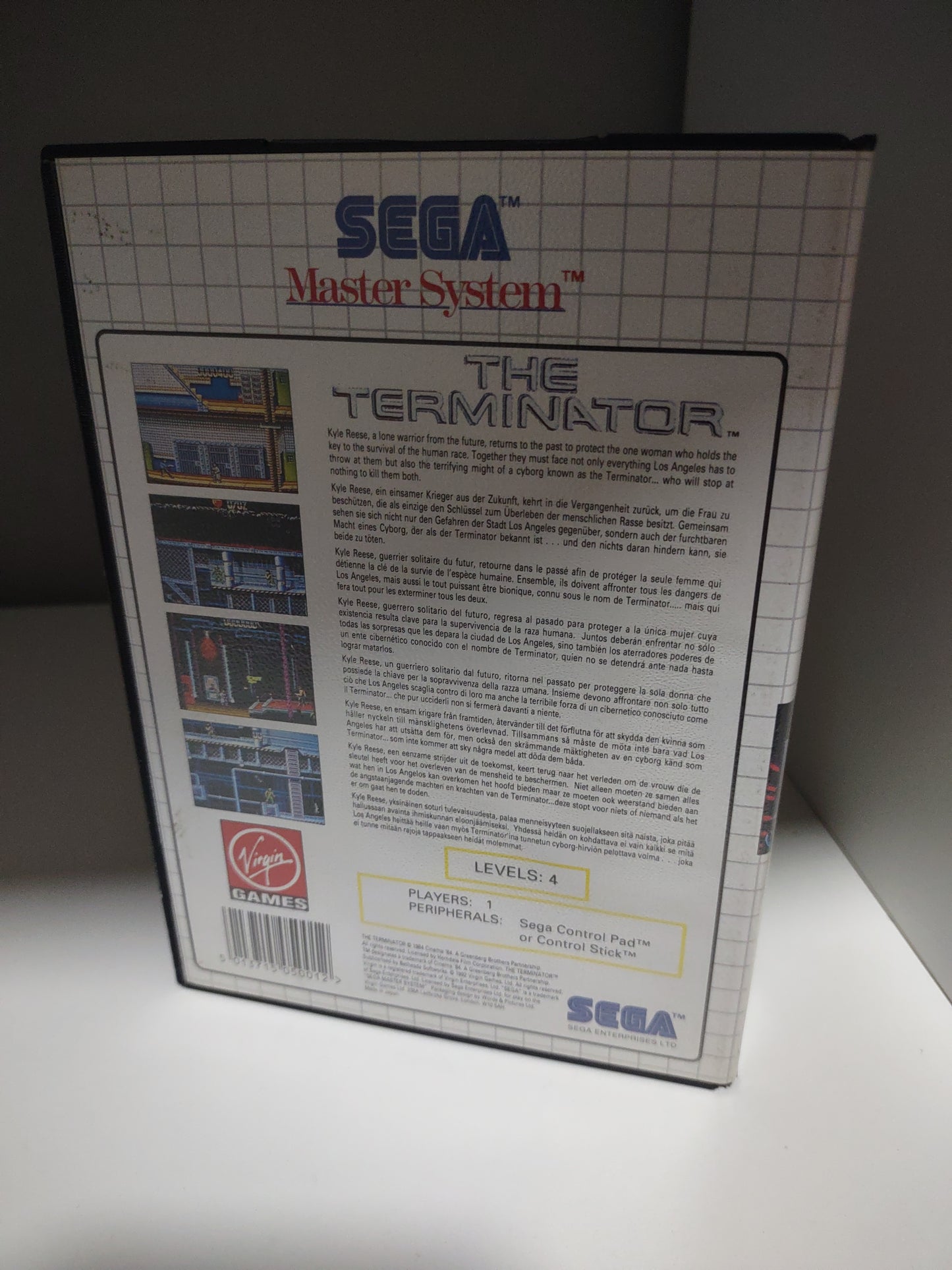 Gioco sega master system the Terminator