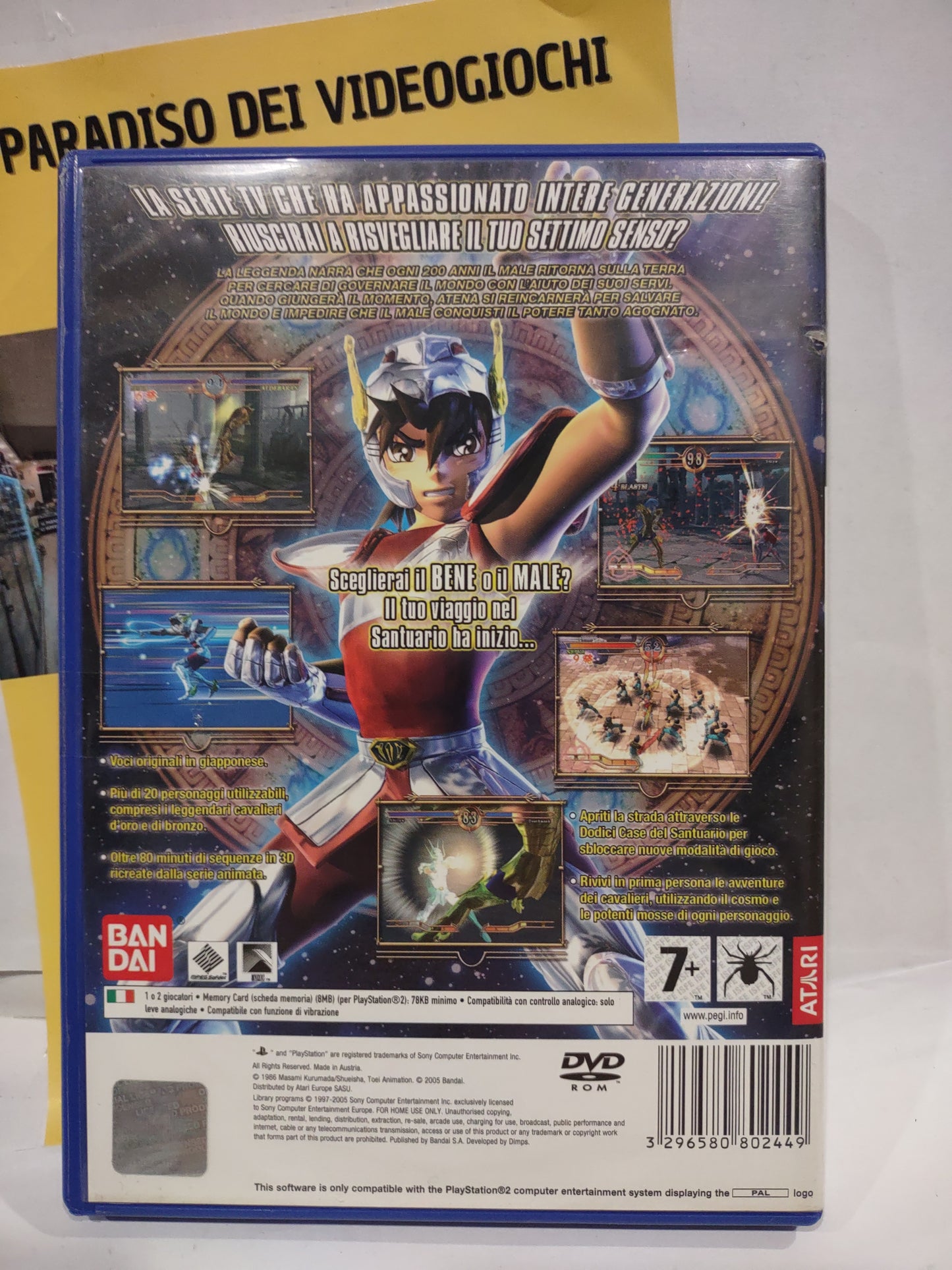 Gioco PlayStation PS2 i Cavalieri dello zodiaco Saint seiya il santuarioo