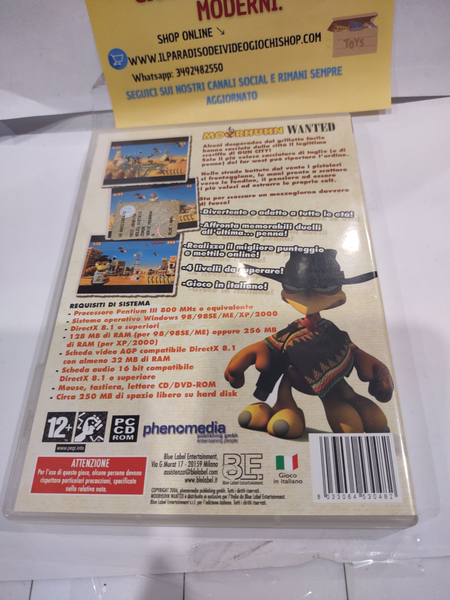 Gioco PC computer moorhuhn wanted