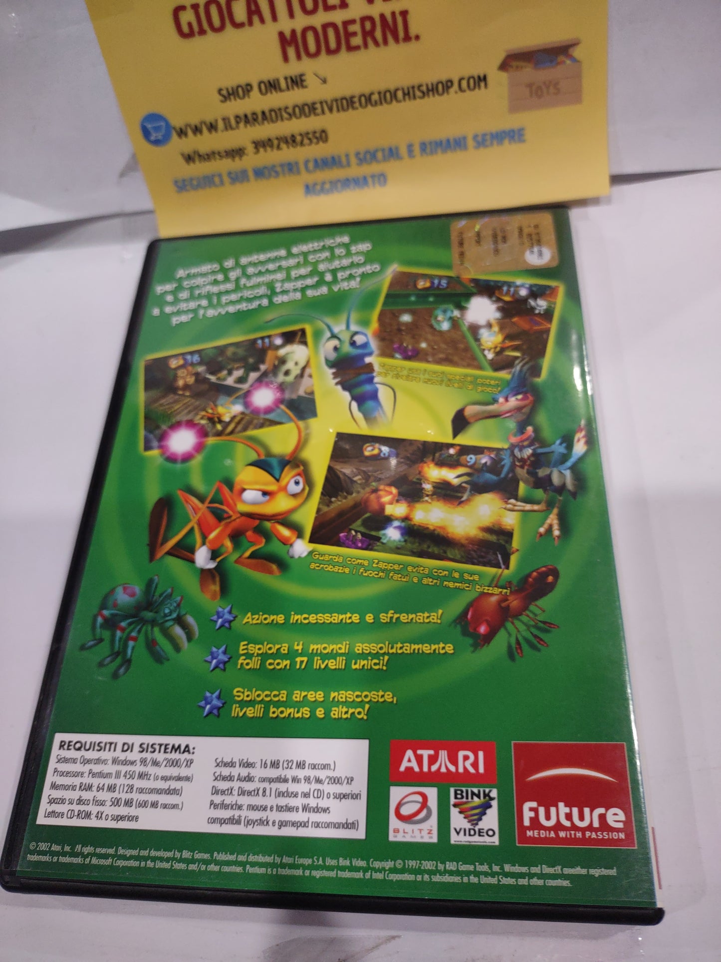 Gioco PC computer CD-Rom zapper