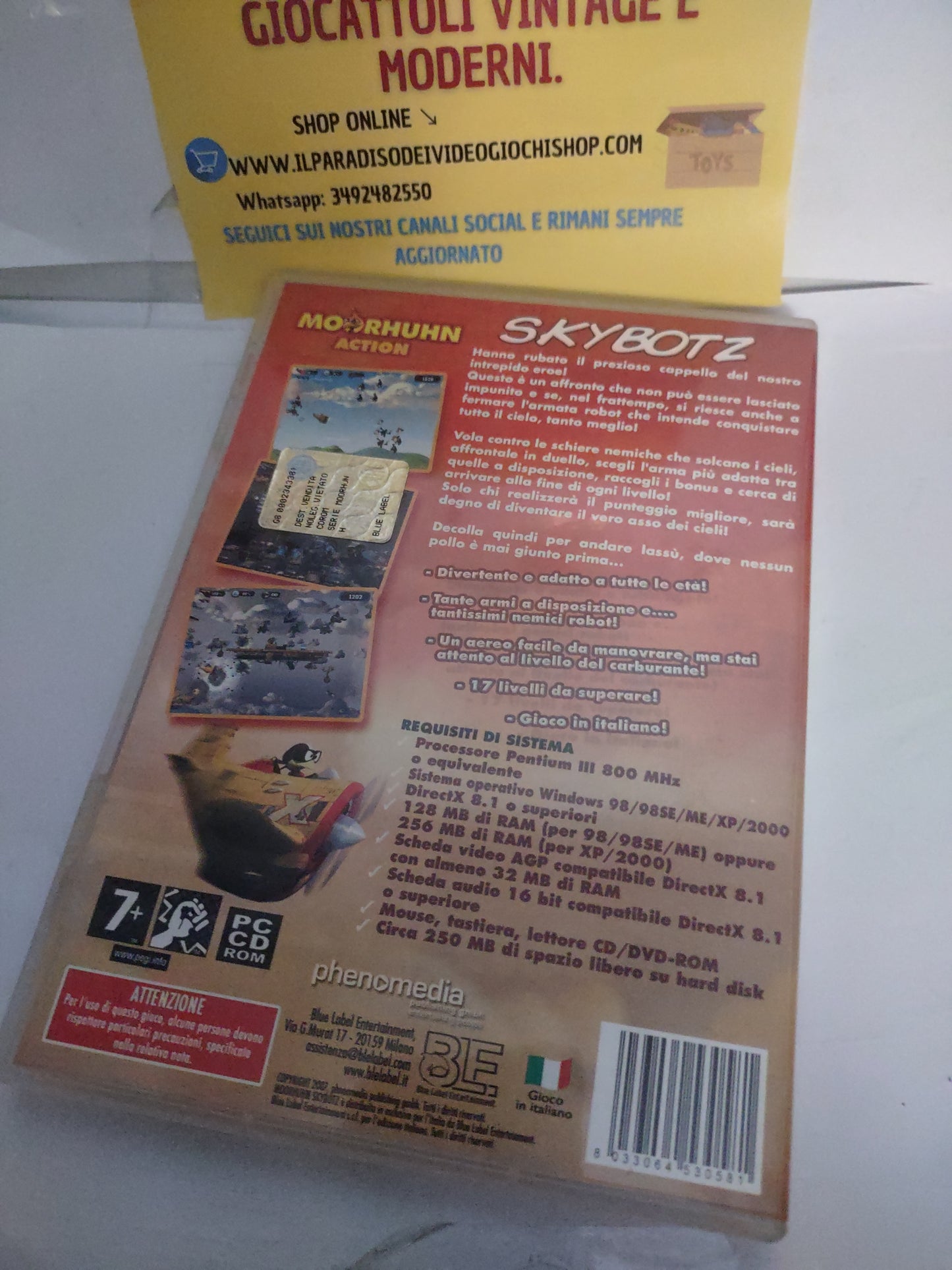 Gioco PC computer moorhuhn Action skybotz