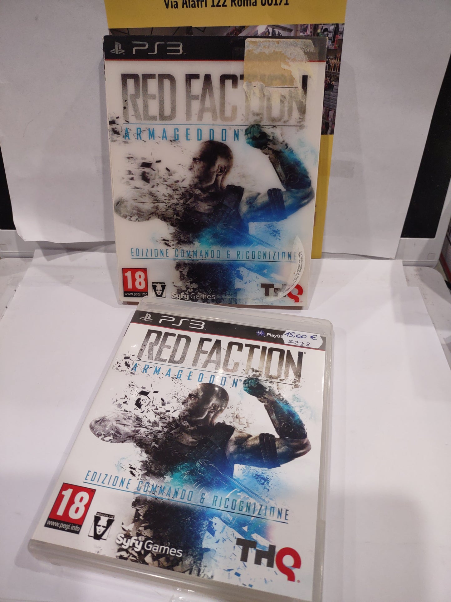 Gioco PlayStation ps3 Red faction Armageddon edizione Commando e ricognizione