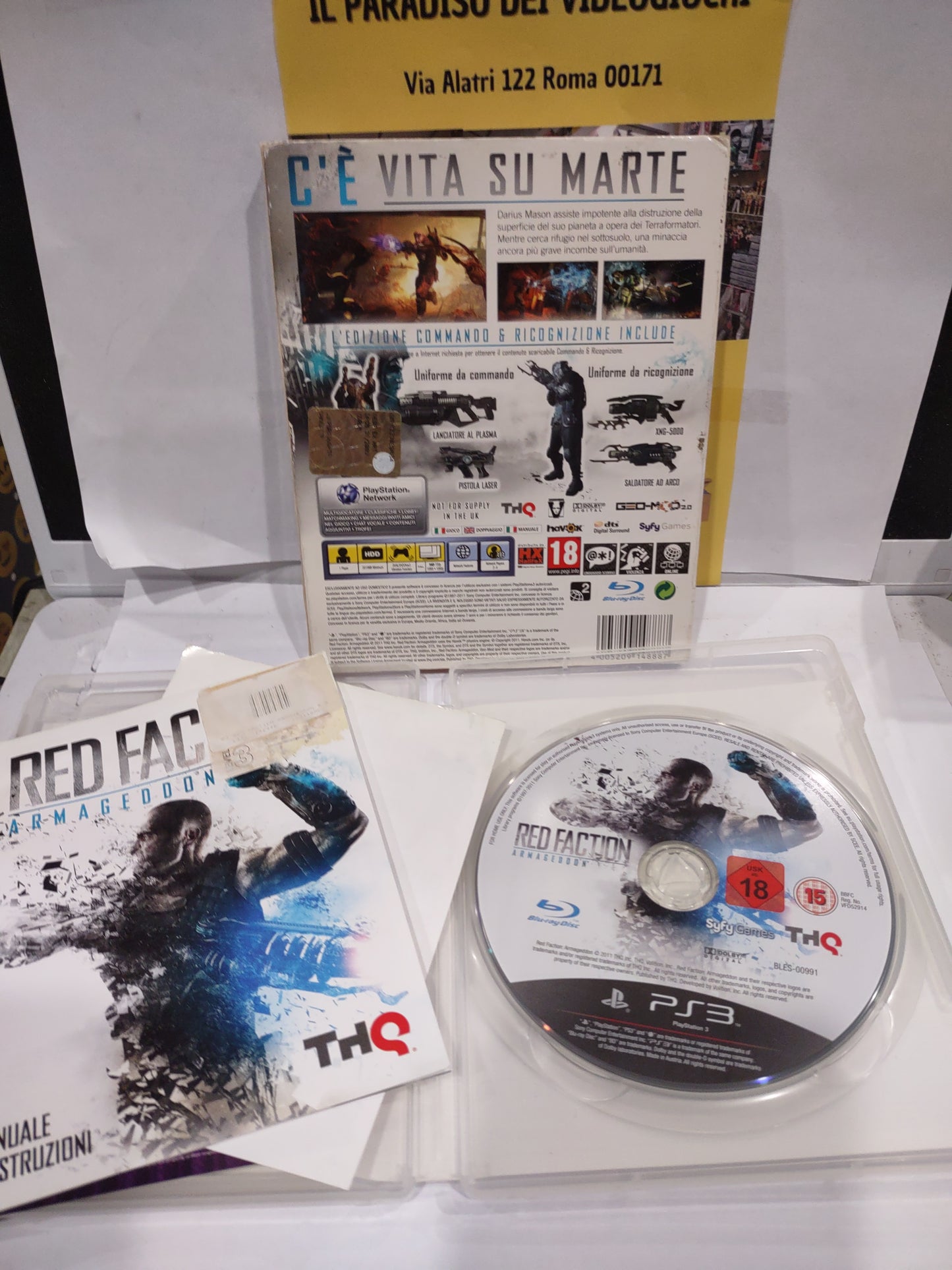 Gioco PlayStation ps3 Red faction Armageddon edizione Commando e ricognizione