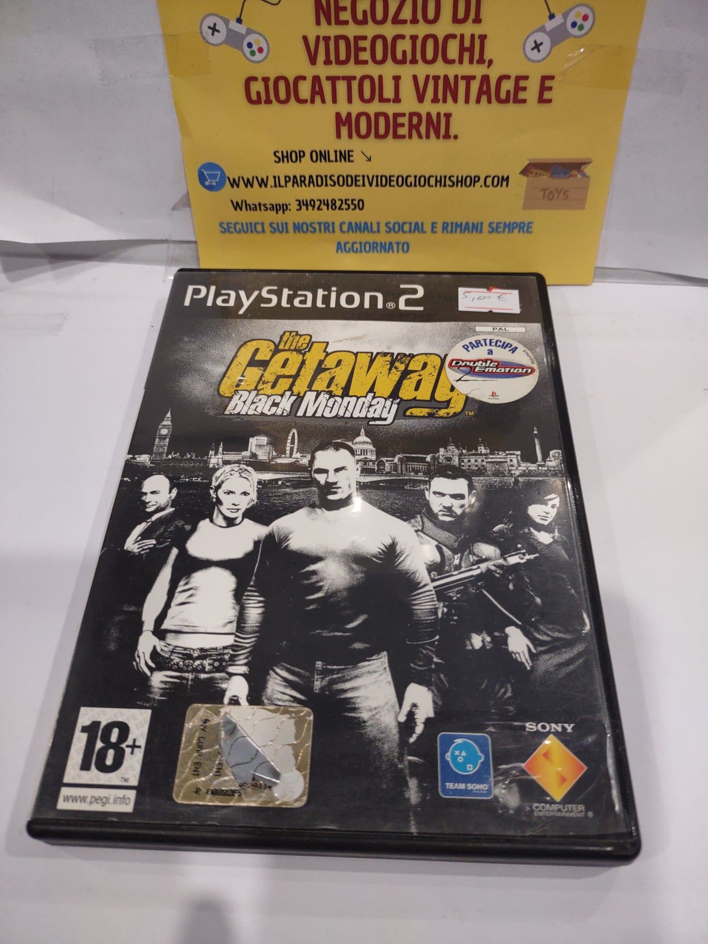 Gioco PlayStation PS2 the getaway Black monday