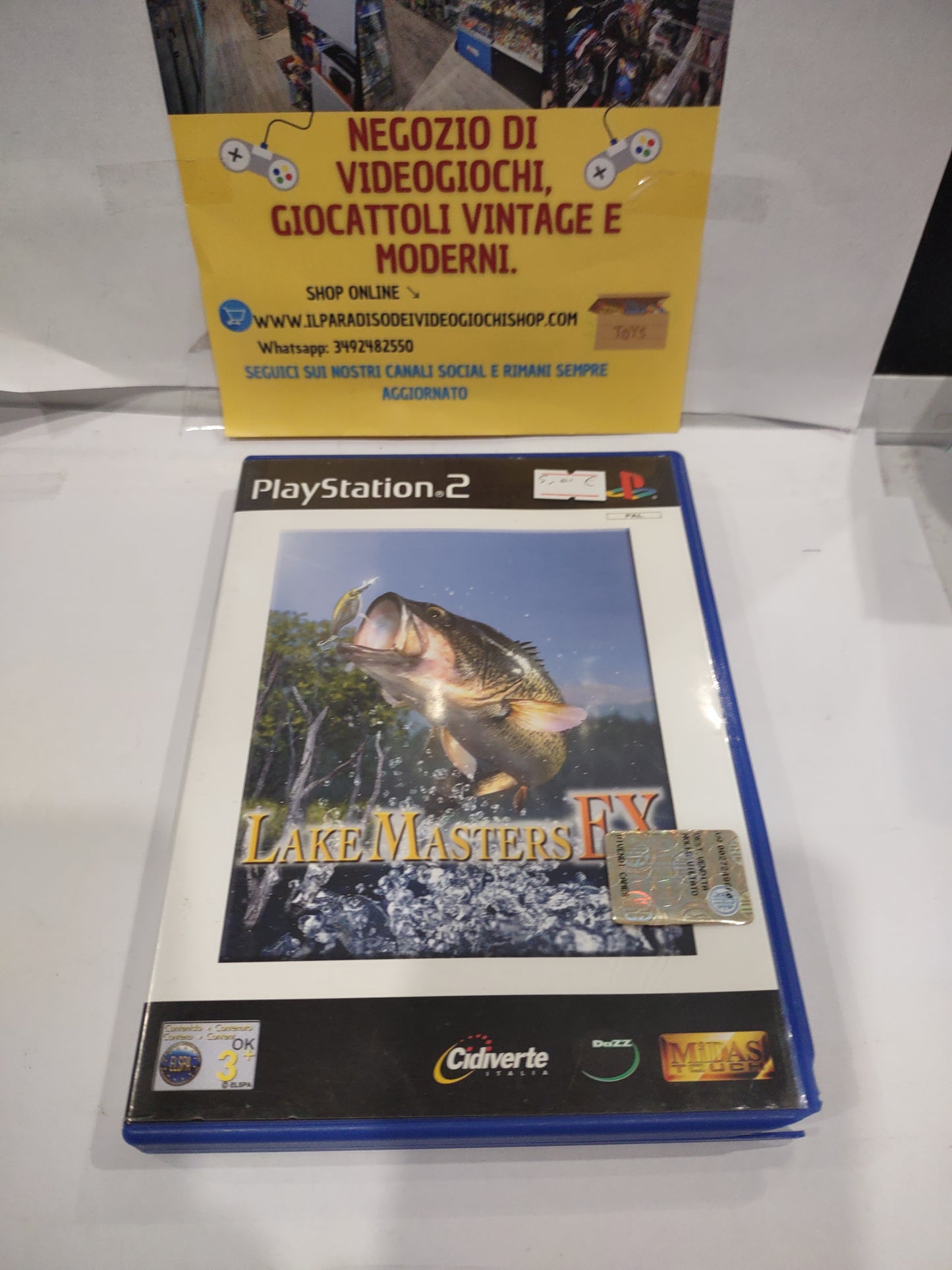 Gioco PlayStation PS2 pesca lake masters Ex