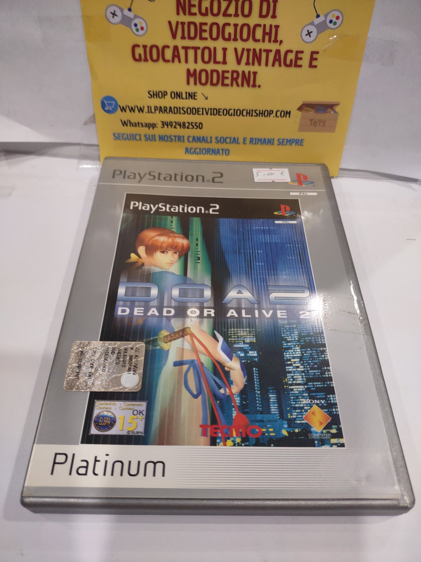 Gioco PlayStation PS2 Platinum DOA 2 dead or alive 2