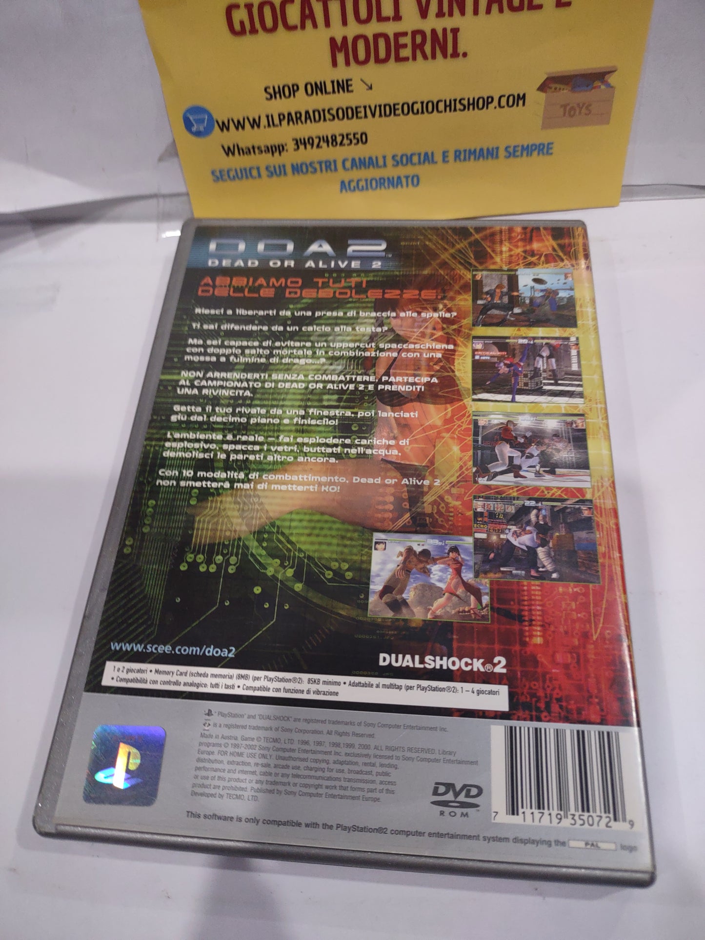 Gioco PlayStation PS2 Platinum DOA 2 dead or alive 2