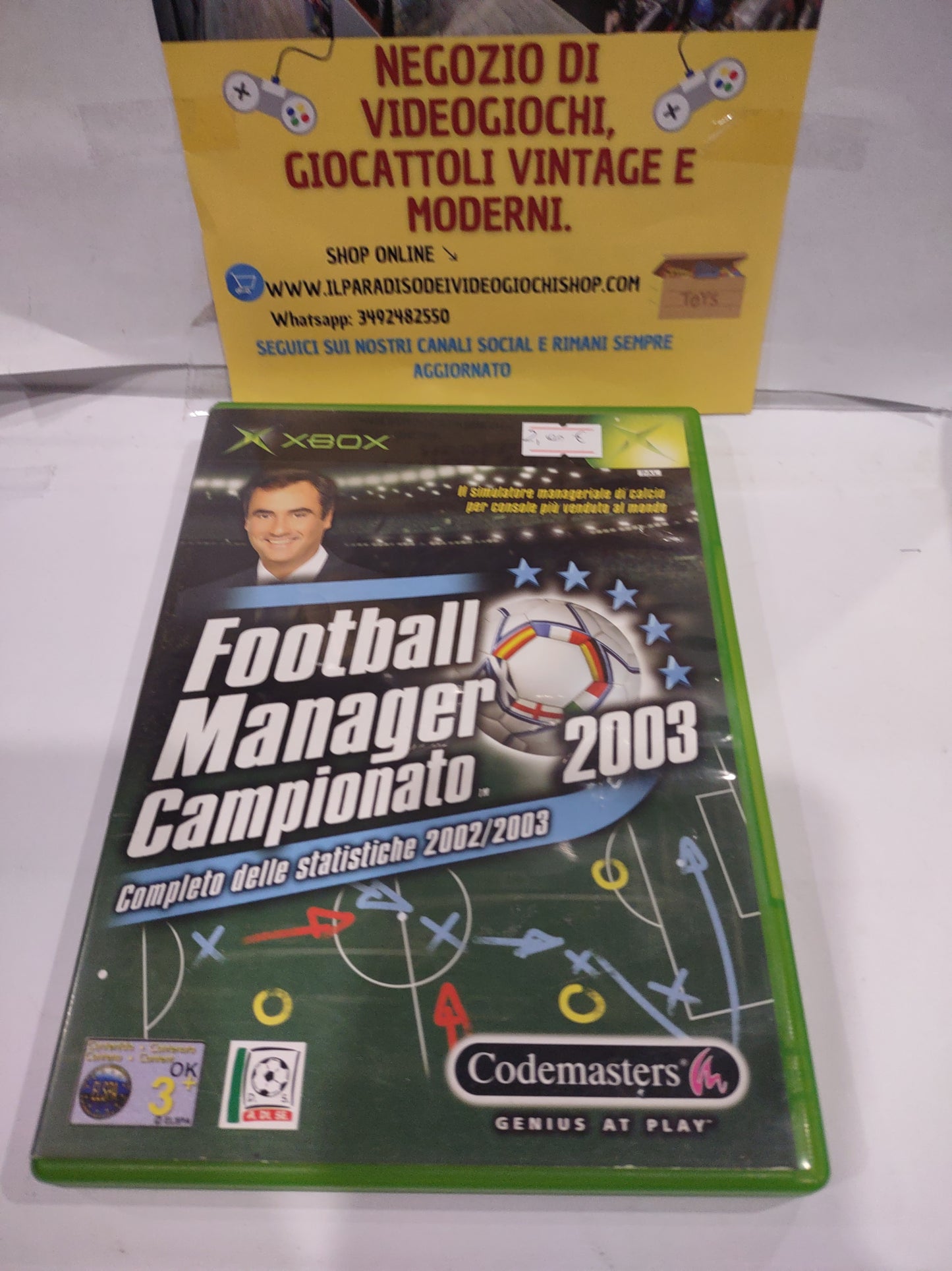 Gioco Xbox live football manager campionato 2003