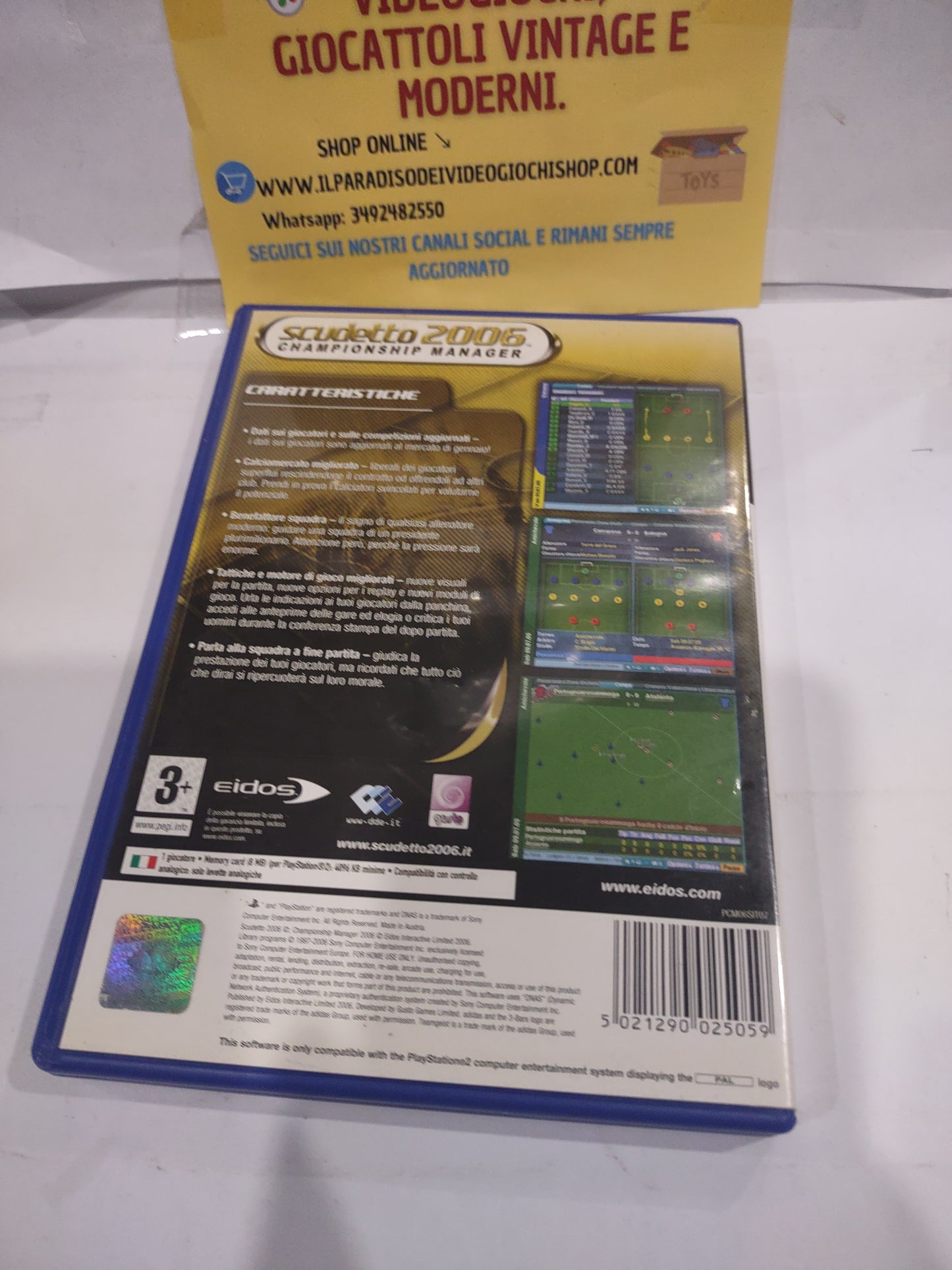 Gioco PlayStation PS2 scudetto 2006 Championship manager
