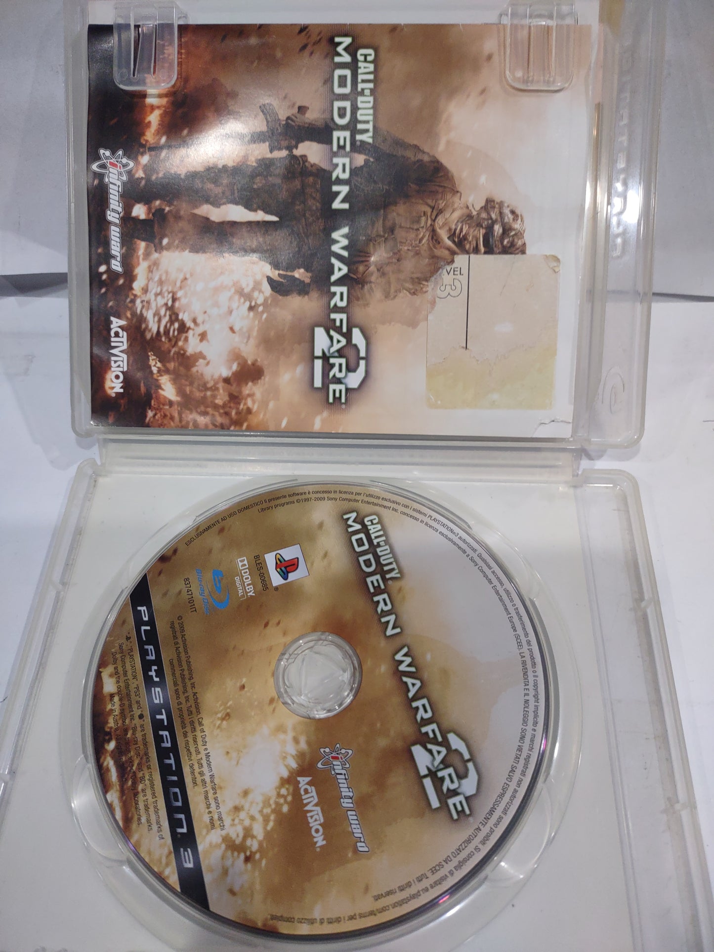 Gioco PlayStation ps3 call of duty modern warfare 2