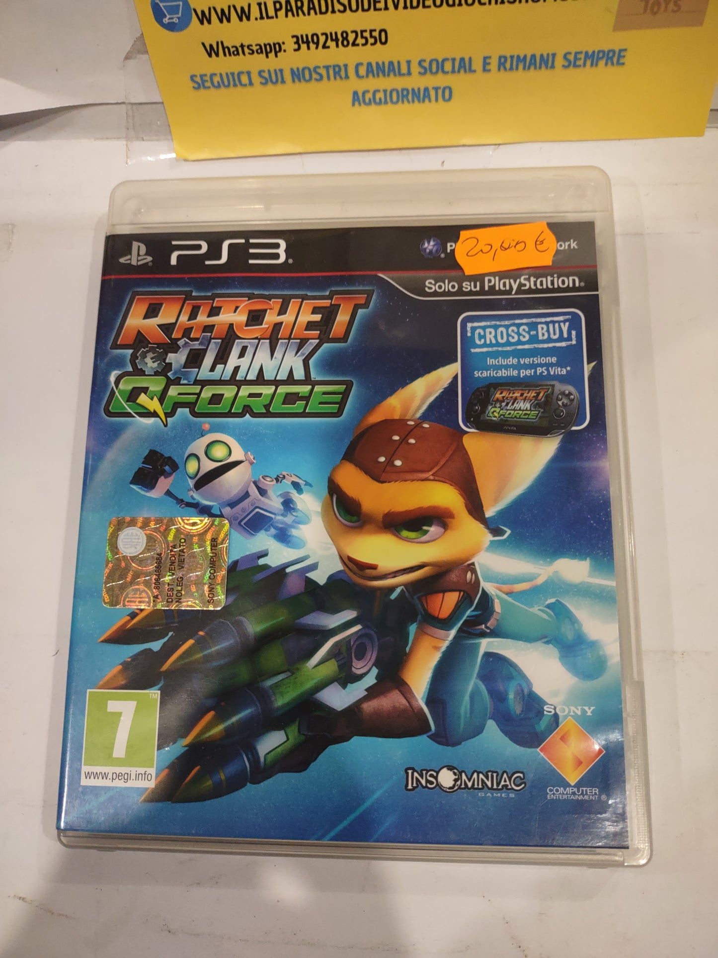 Gioco PlayStation ps3 Ratchet Clank qforce