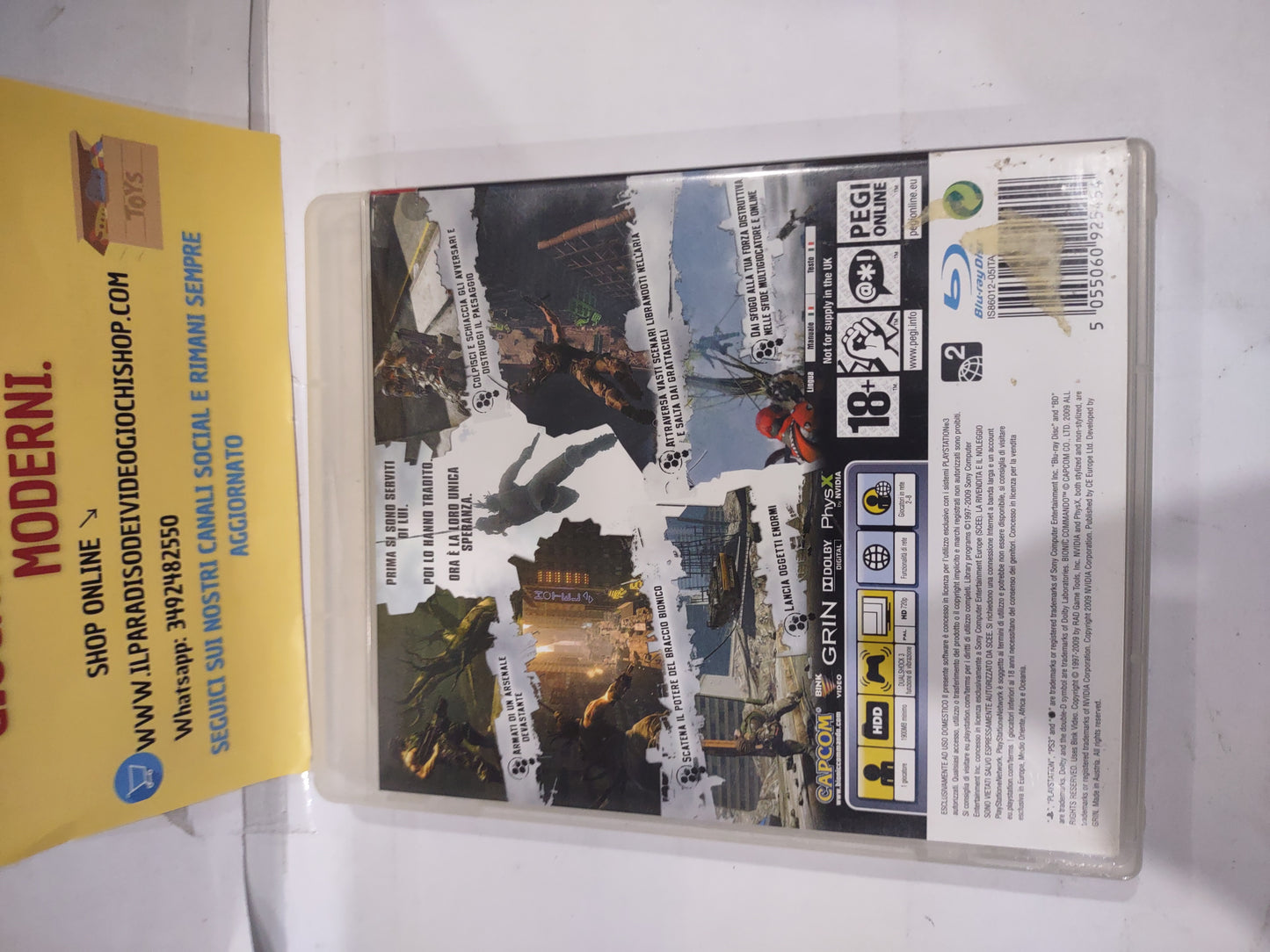 Gioco PlayStation ps3 Bionic Commando capcom