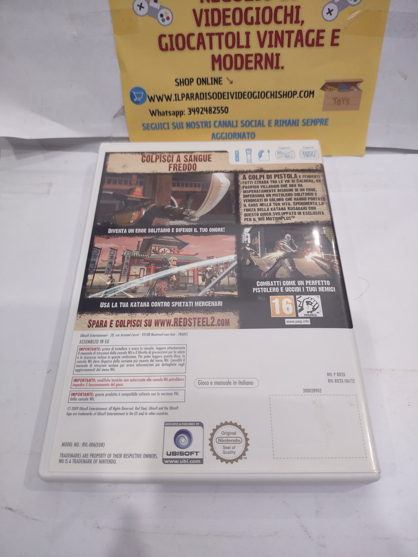 Gioco Nintendo Wii Red steel 2 PAL