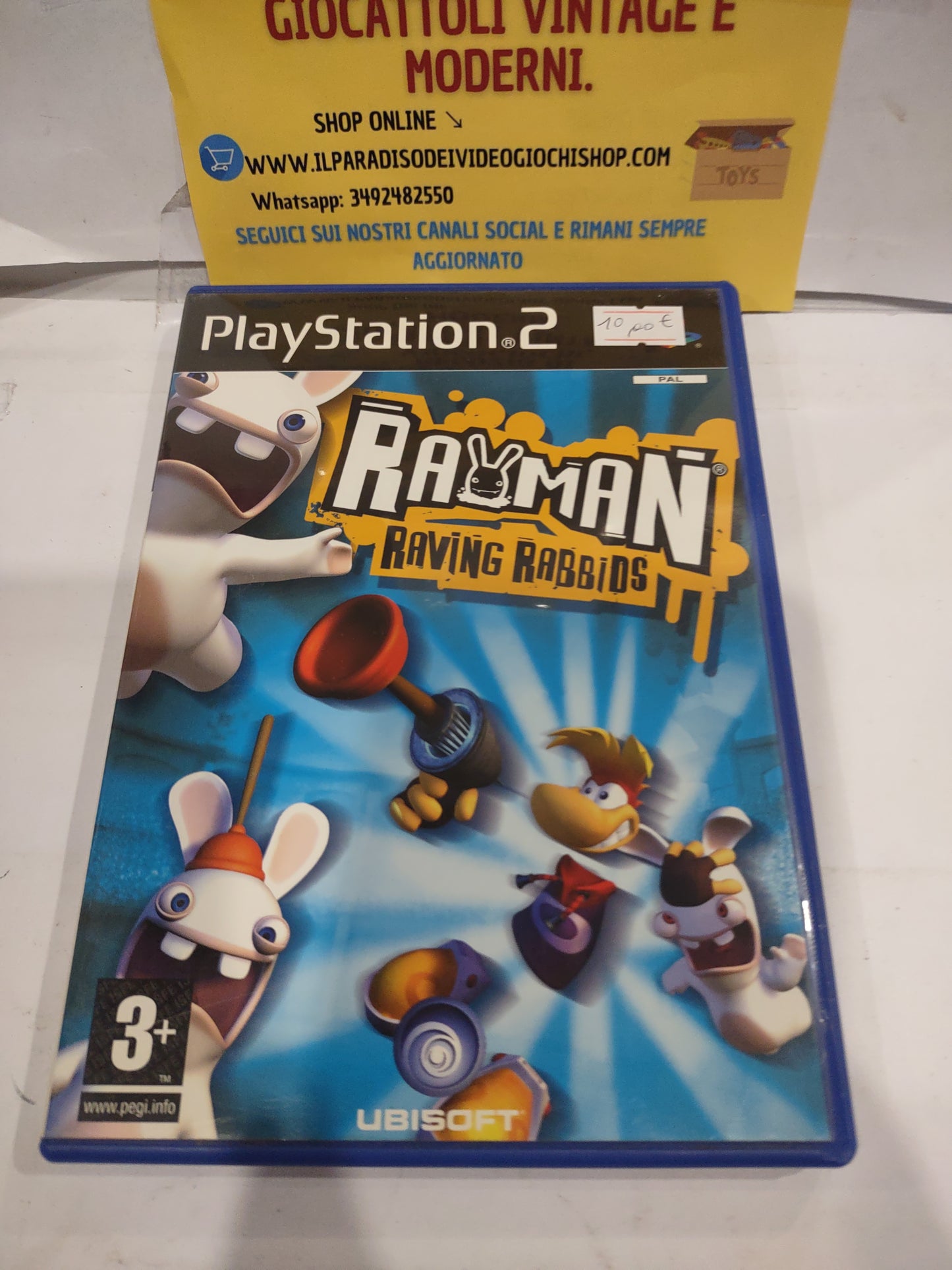 Gioco PlayStation PS2 Rayman raving rabbids