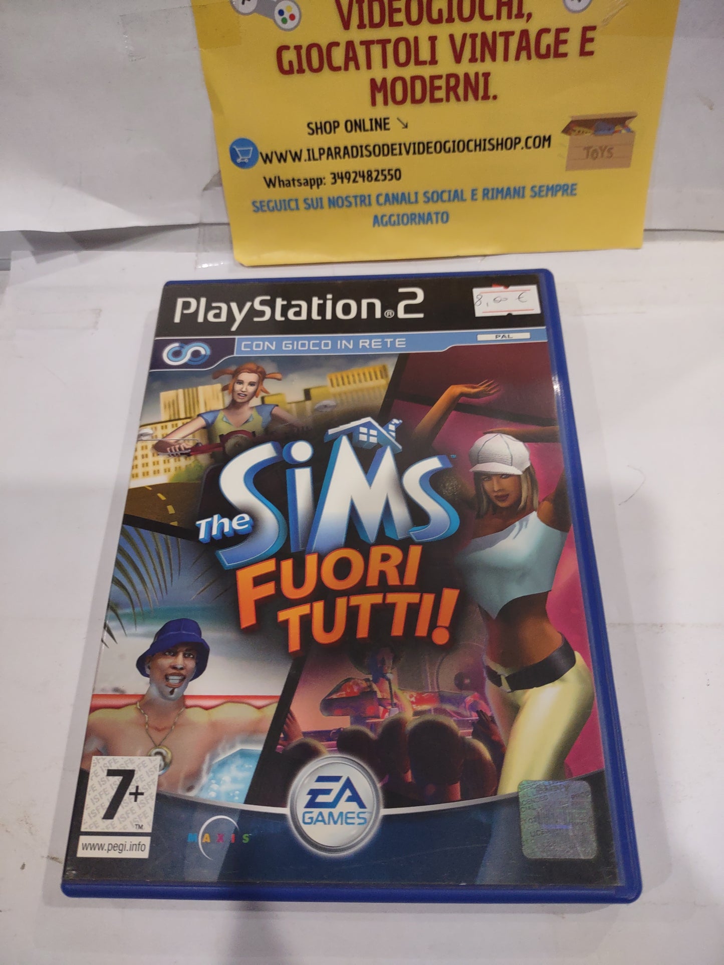 Gioco PlayStation PS2 the Sims fuori tutti