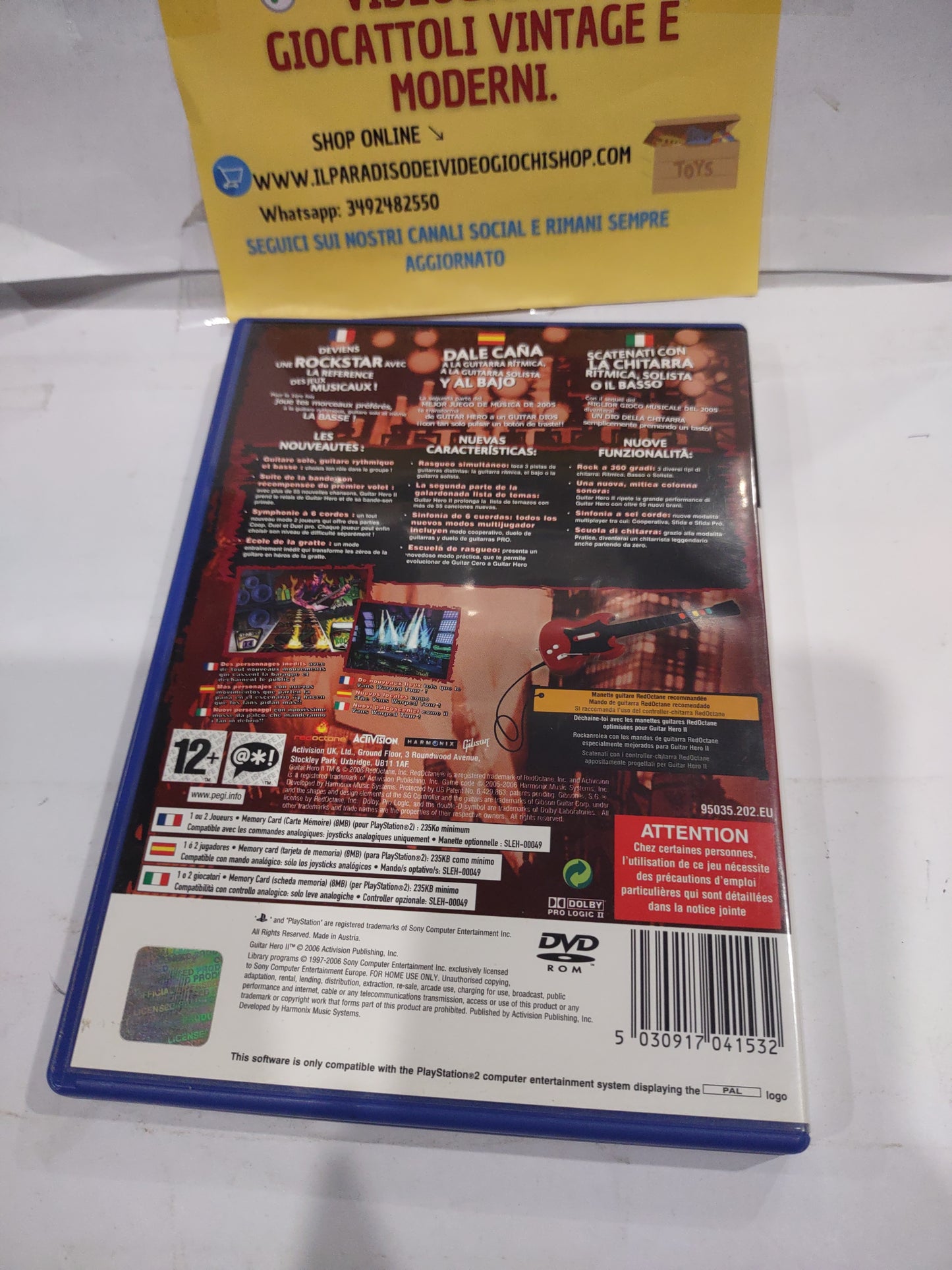 Gioco PlayStation PS2 Guitar Hero 2