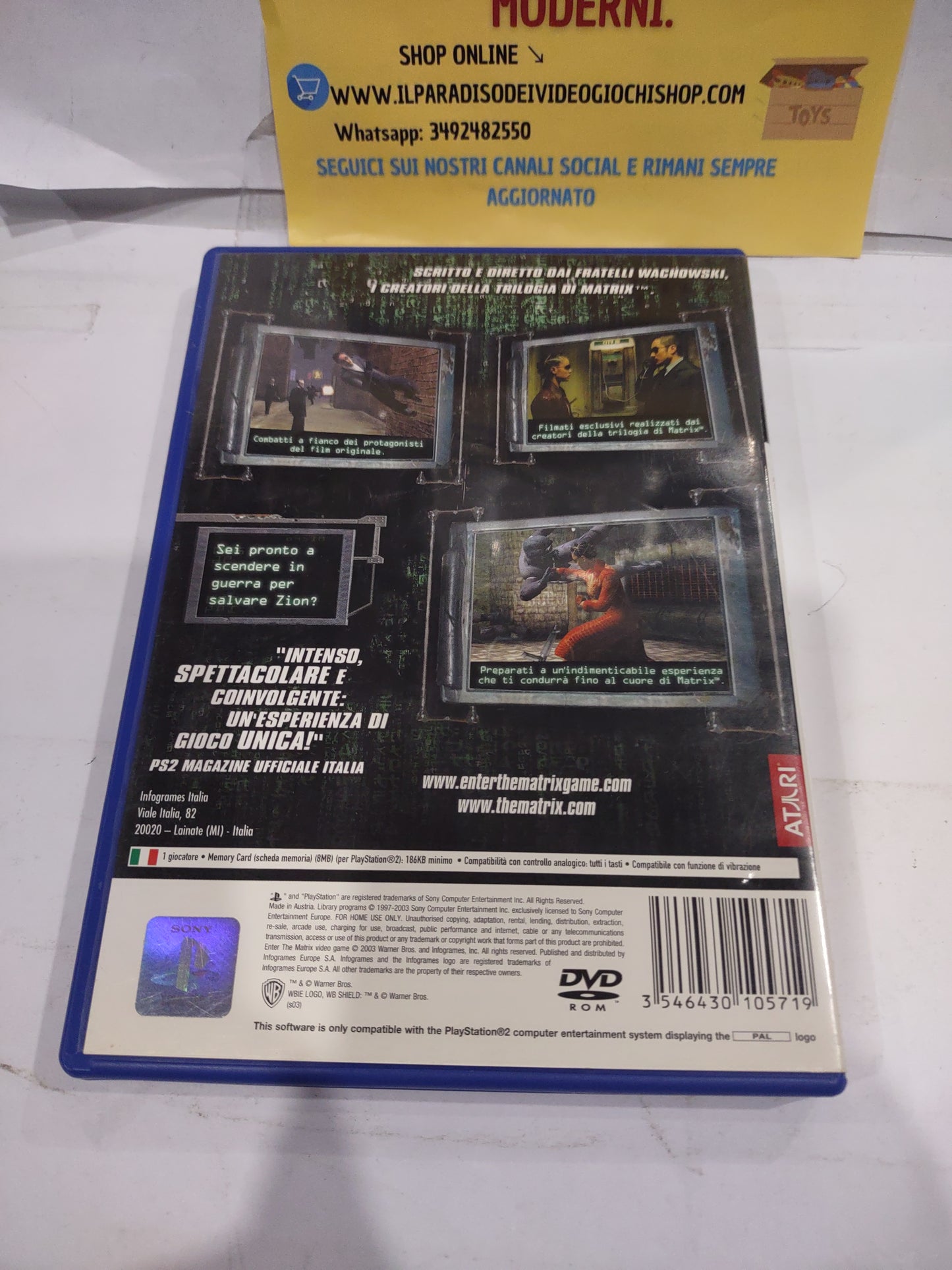 Gioco PlayStation PS2 enter the Matrix
