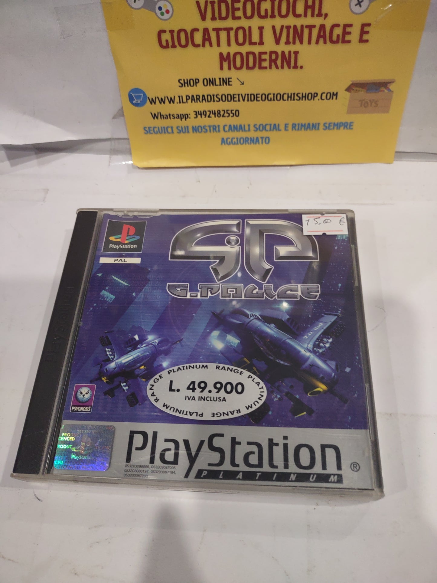 Gioco PlayStation ps1 Platinum g-police
