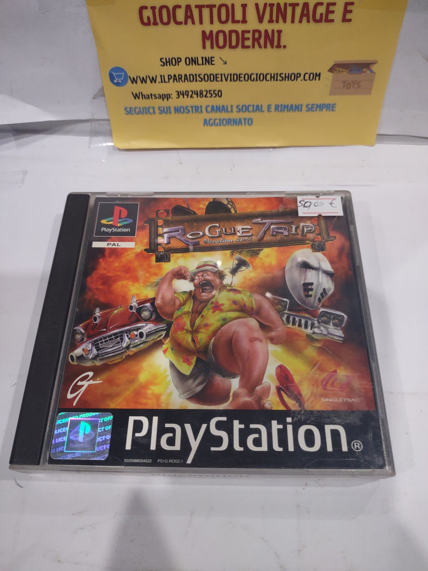 Gioco PlayStation PS1 PAL rouge trip vacation 2012