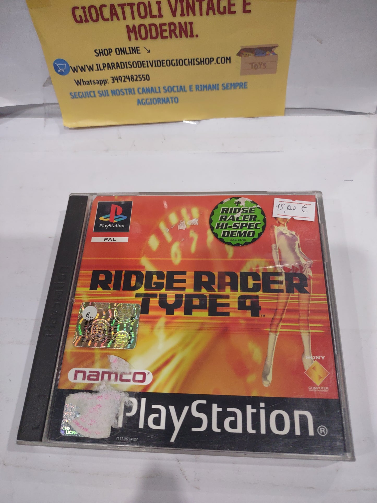 Gioco PlayStation PS1 Ridge Racer type 4