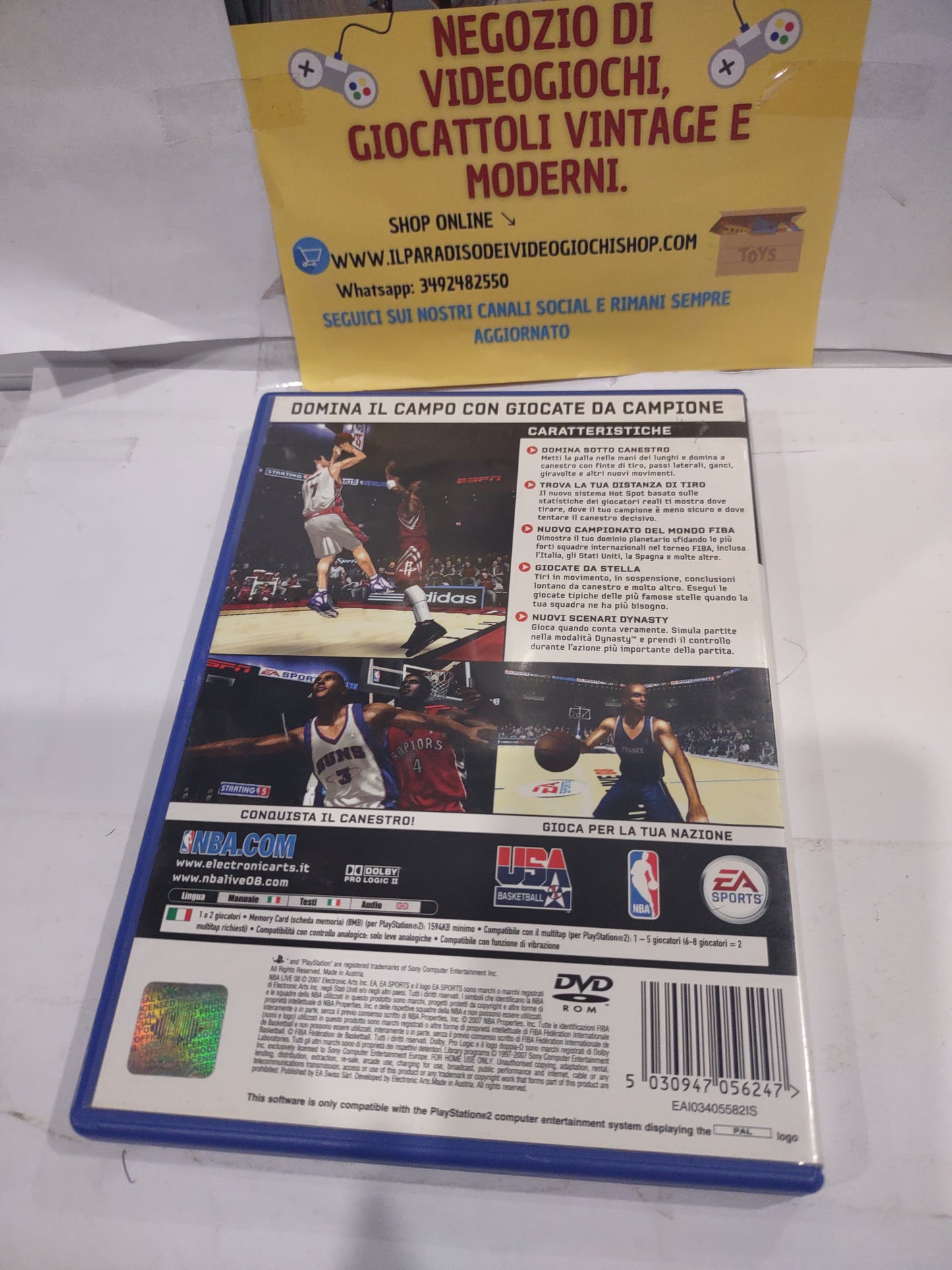 Gioco PlayStation PS2 NBA live 08