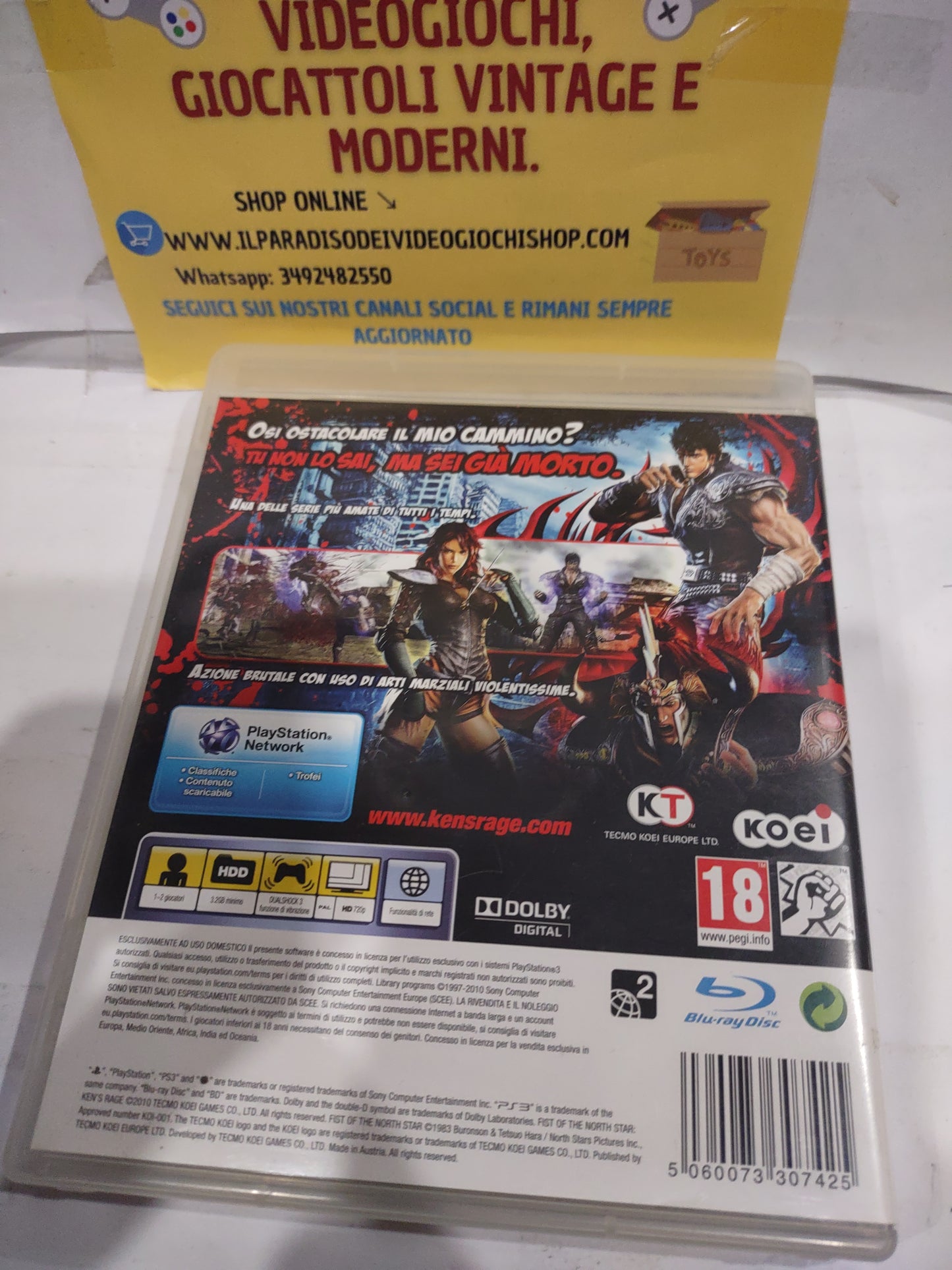 Gioco PlayStation ps3 First of the North star ken's rage