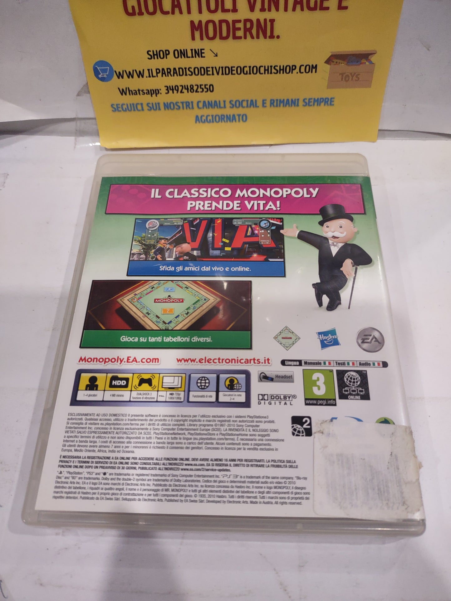 Gioco PlayStation ps3 Monopoly italiano